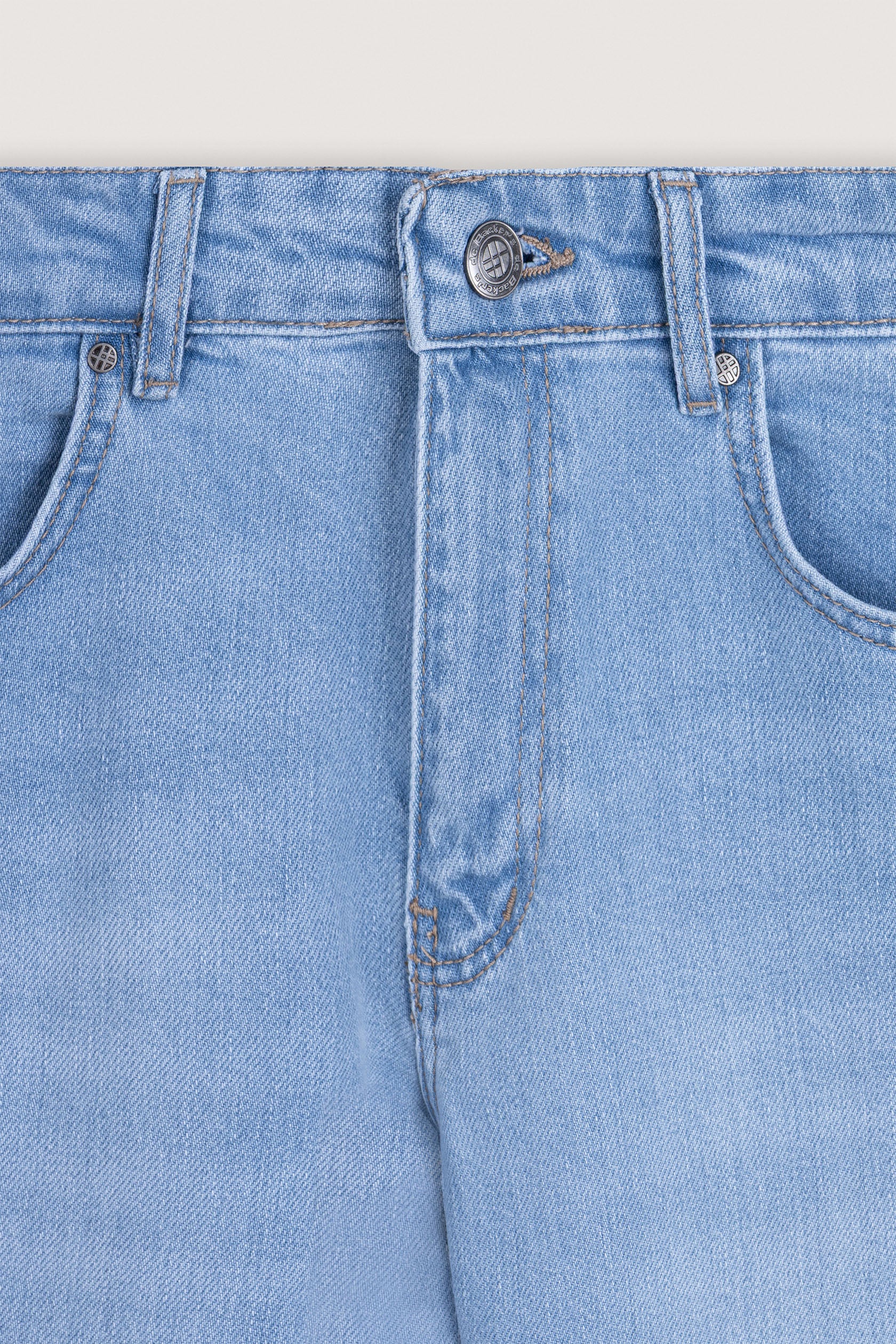 Light Blue washed Jeans Pants - De Backers - 2
