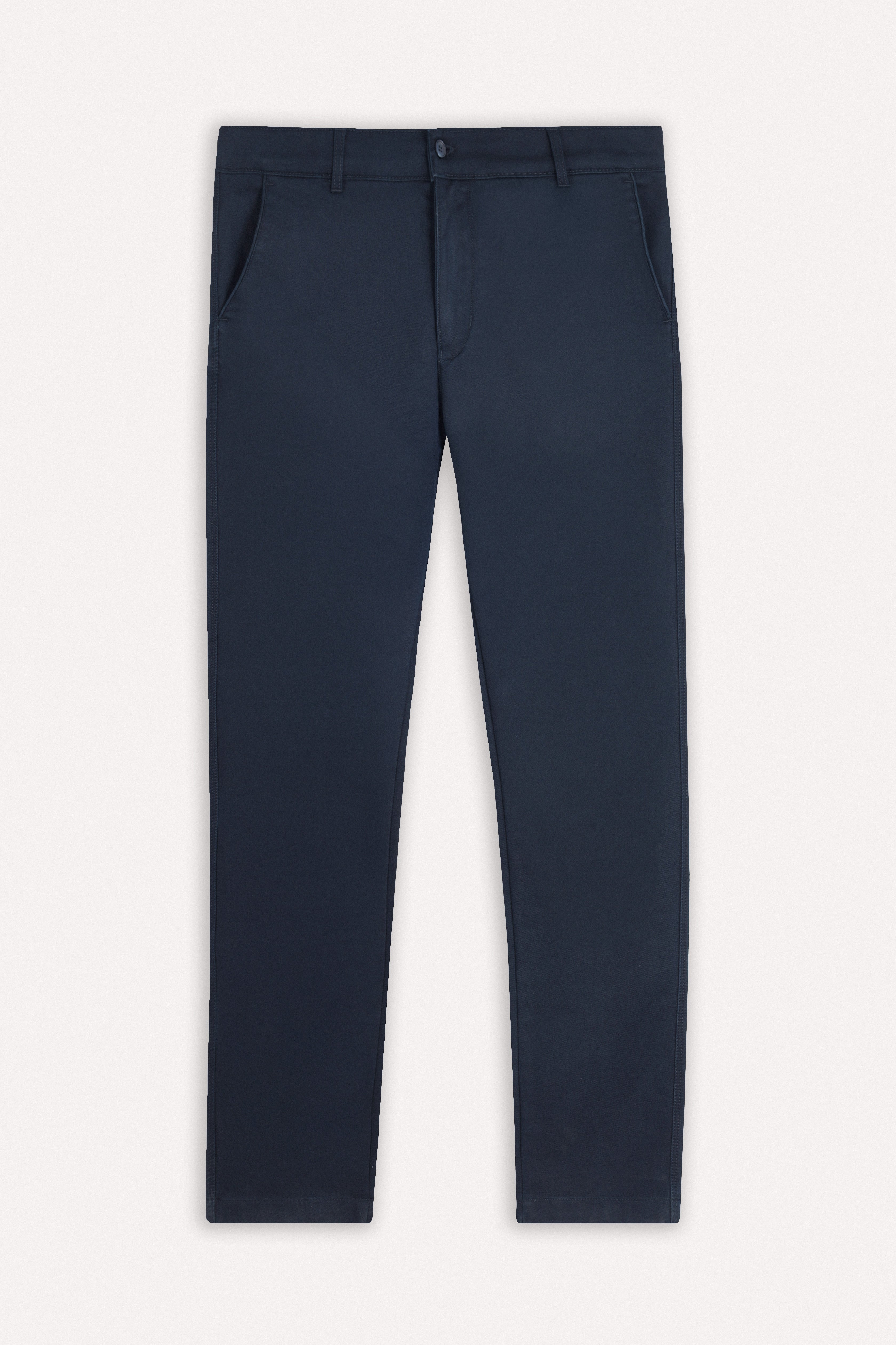Navy Chino Gabardine Pant