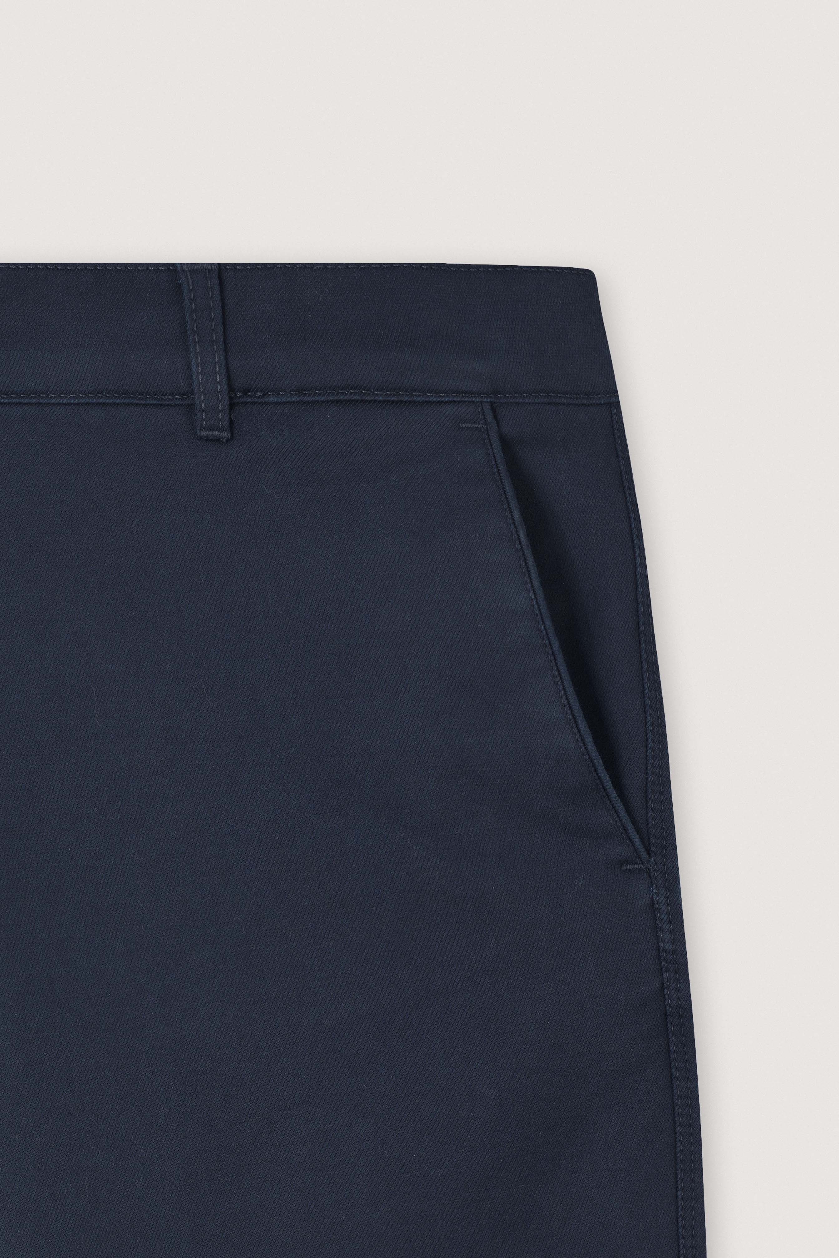 Navy Chino Gabardine Pant