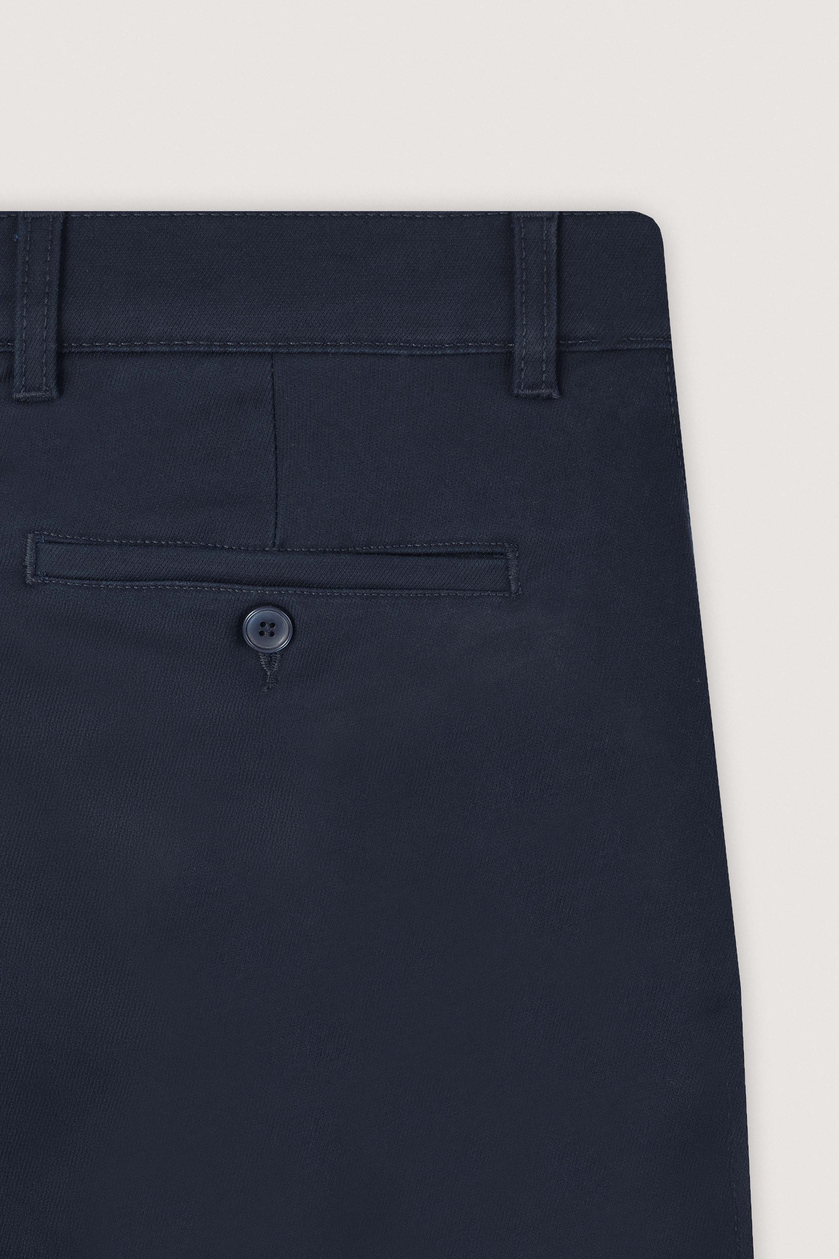 Navy Chino Gabardine Pant
