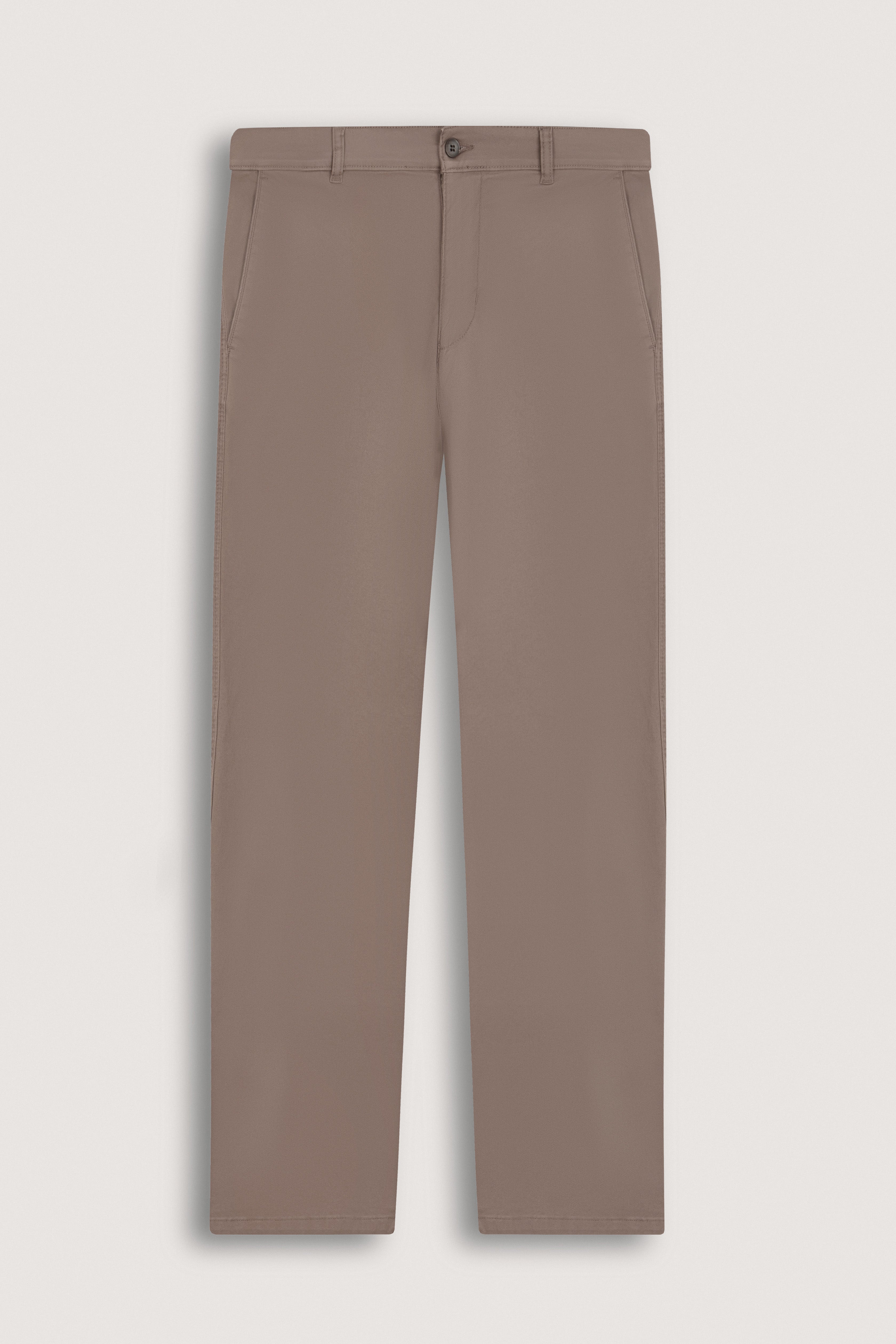 Light Brown Gabardine Chino Pants