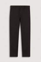 Dark Brown Gabardine Chino Pants