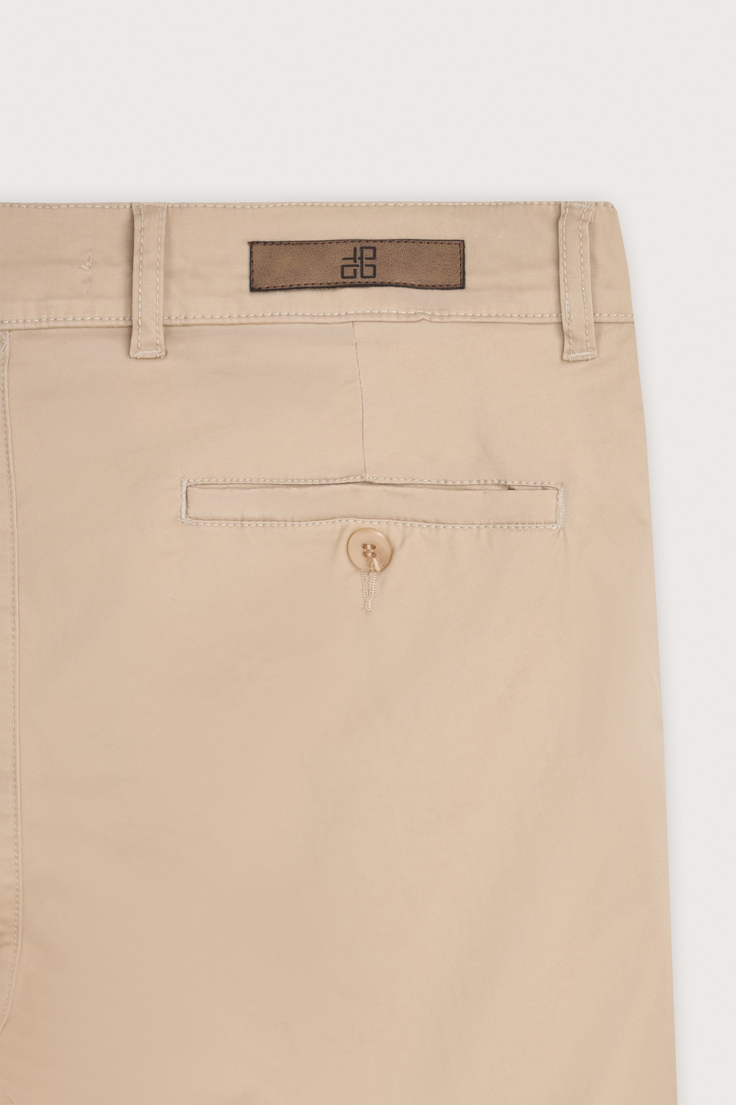 Stone Gabardine Chino Pants - De Backers - 4
