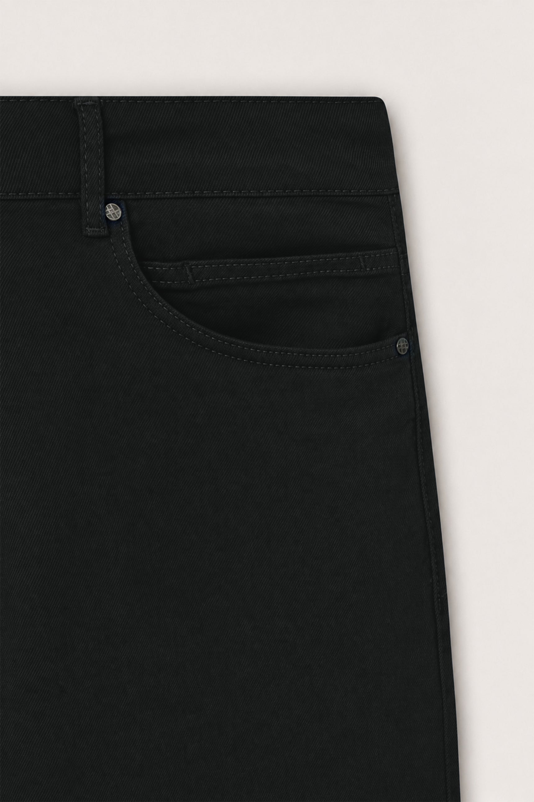 Black Smart Casual Pants - De Backers - 4