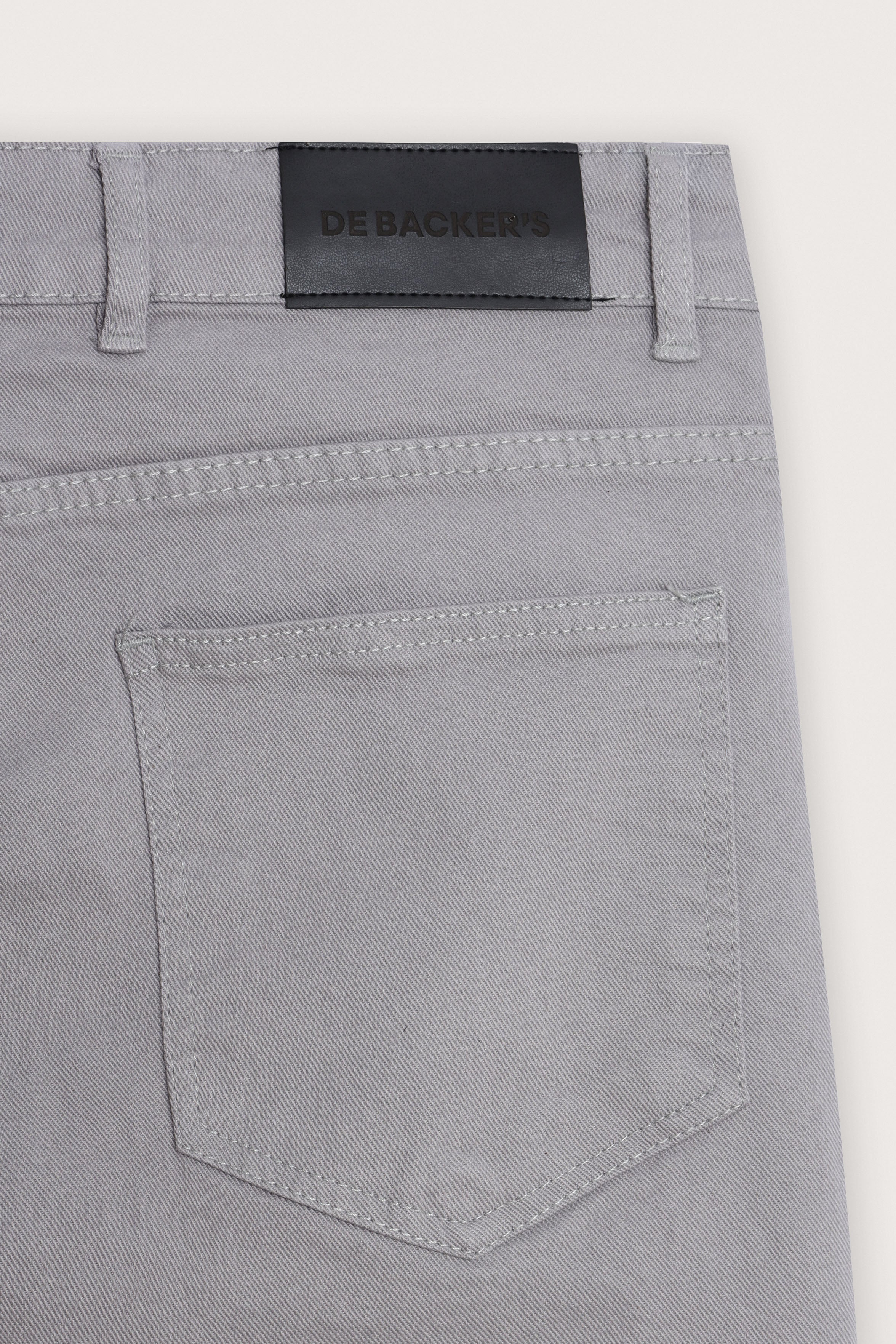 Grey Smart Casual Pants - De Backers - 4