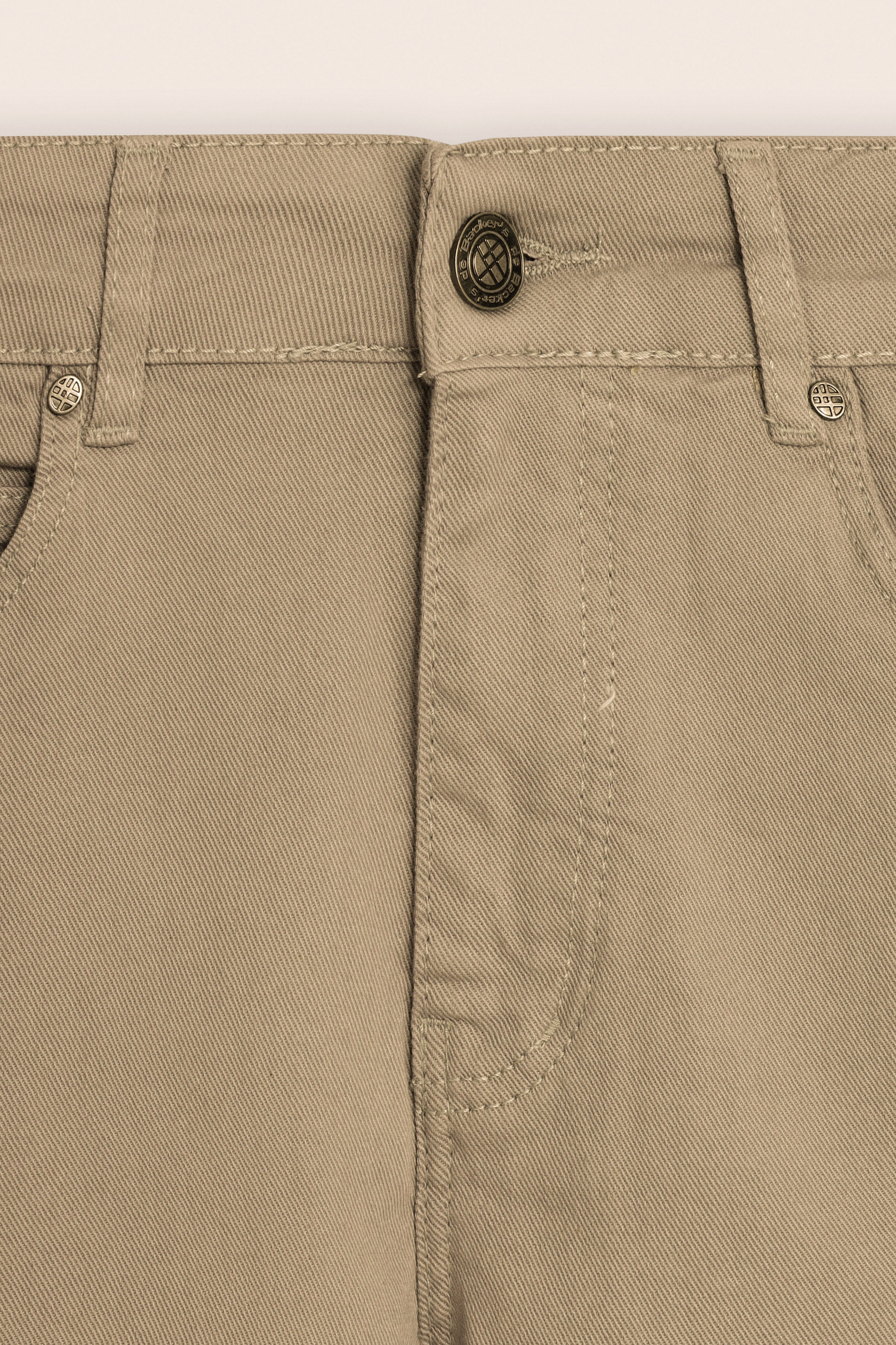 Beige Smart Casual Pants - De Backers - 2