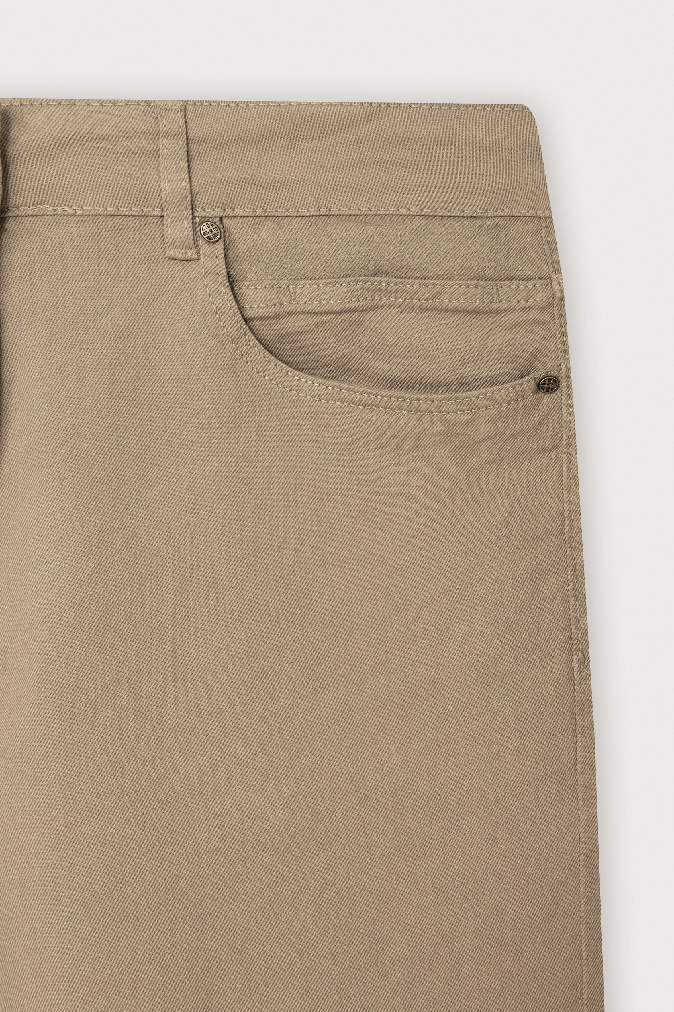 Beige Smart Casual Pants - De Backers - 3