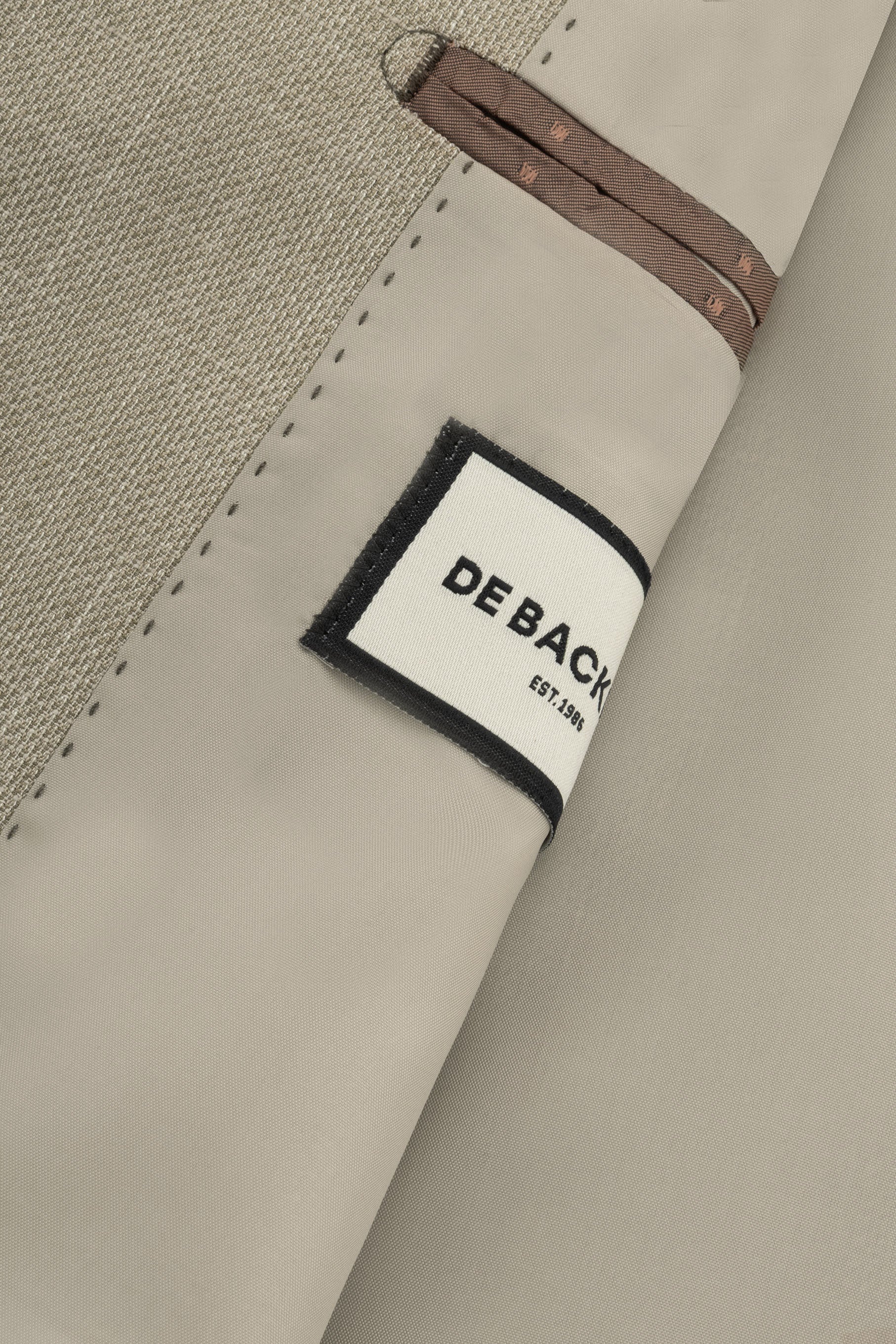 Beige Camo Micro-Textured Classic Blazer