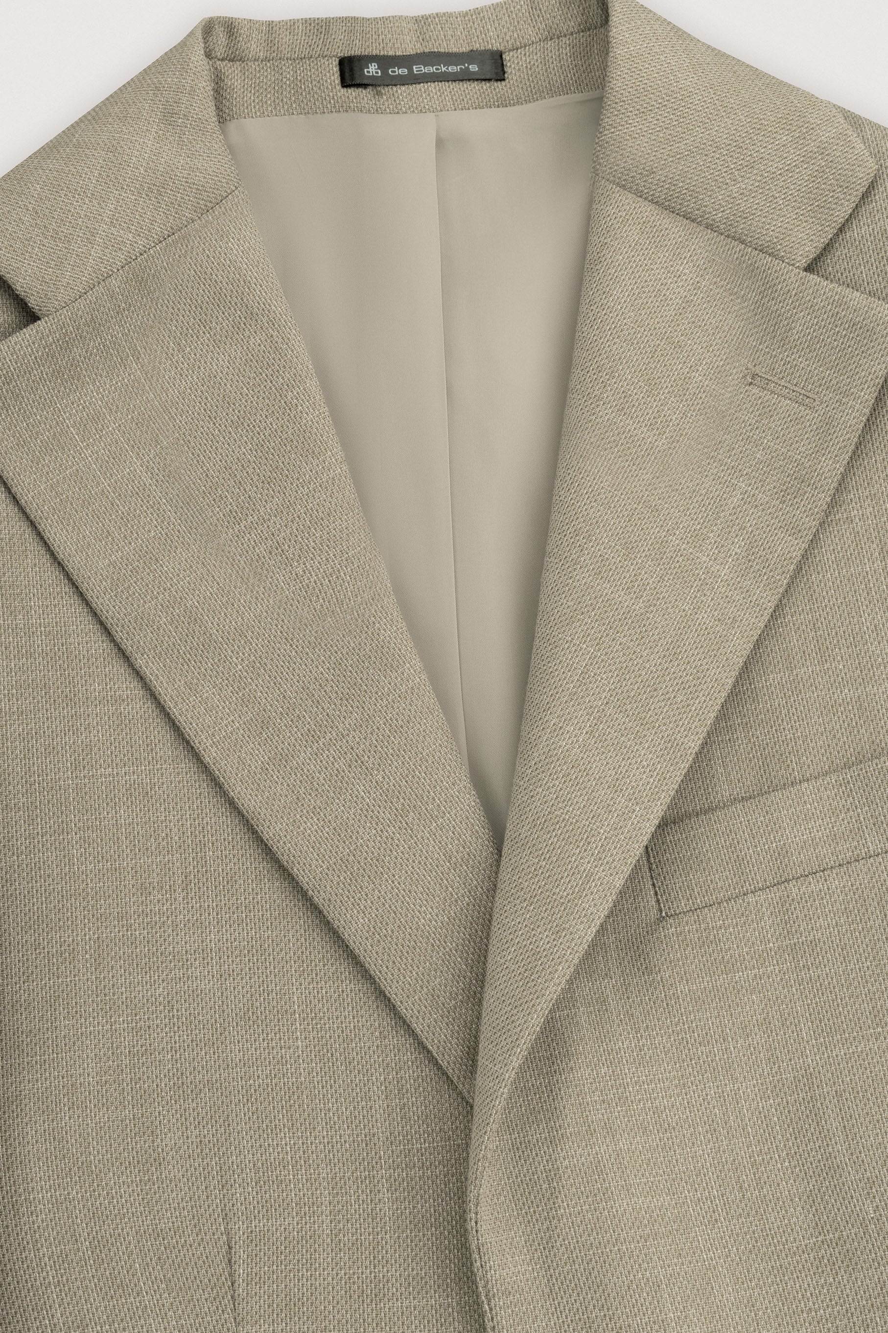 Beige Camo Micro-Textured Classic Blazer