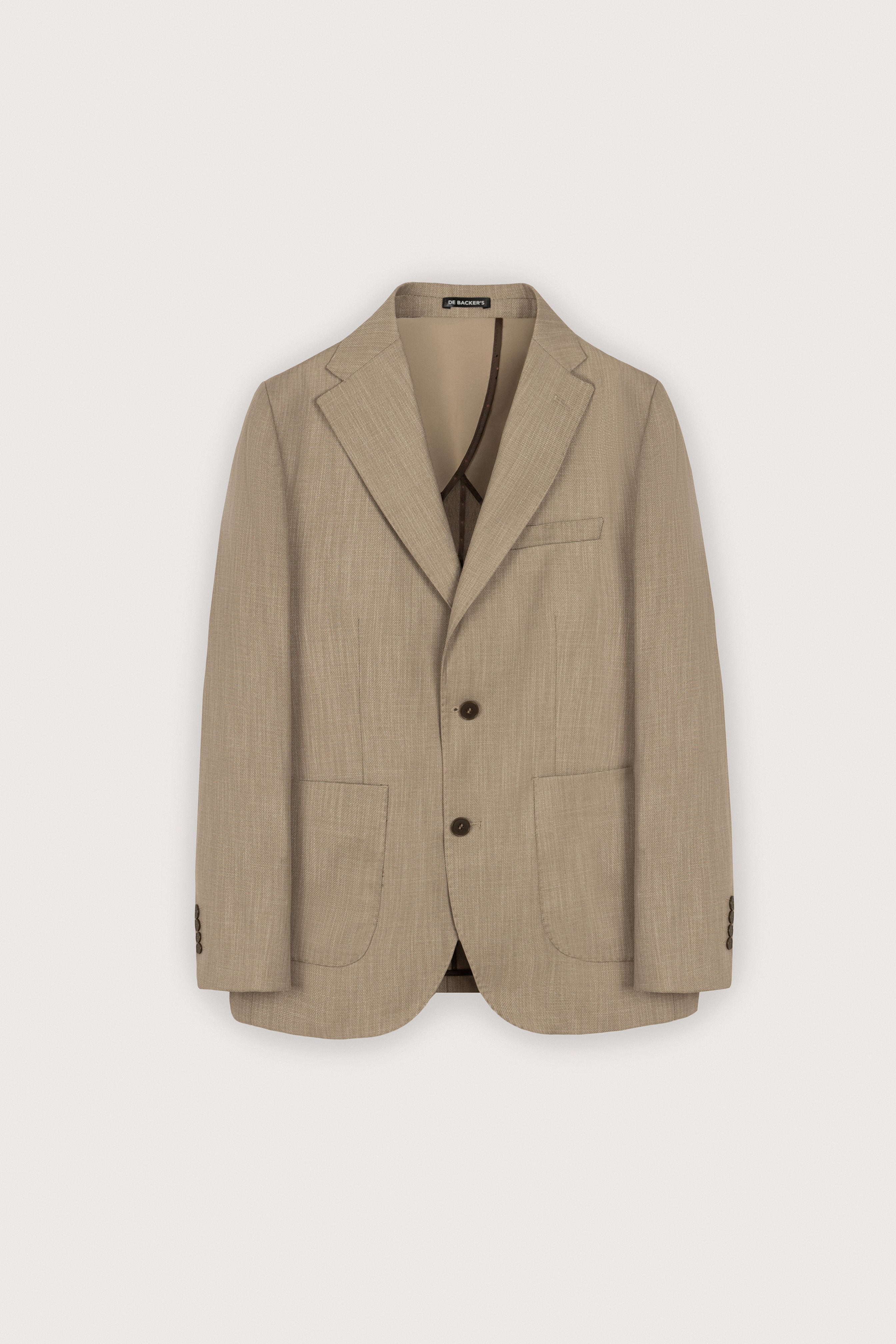 Khaki Casual Blazer - De Backers - 1