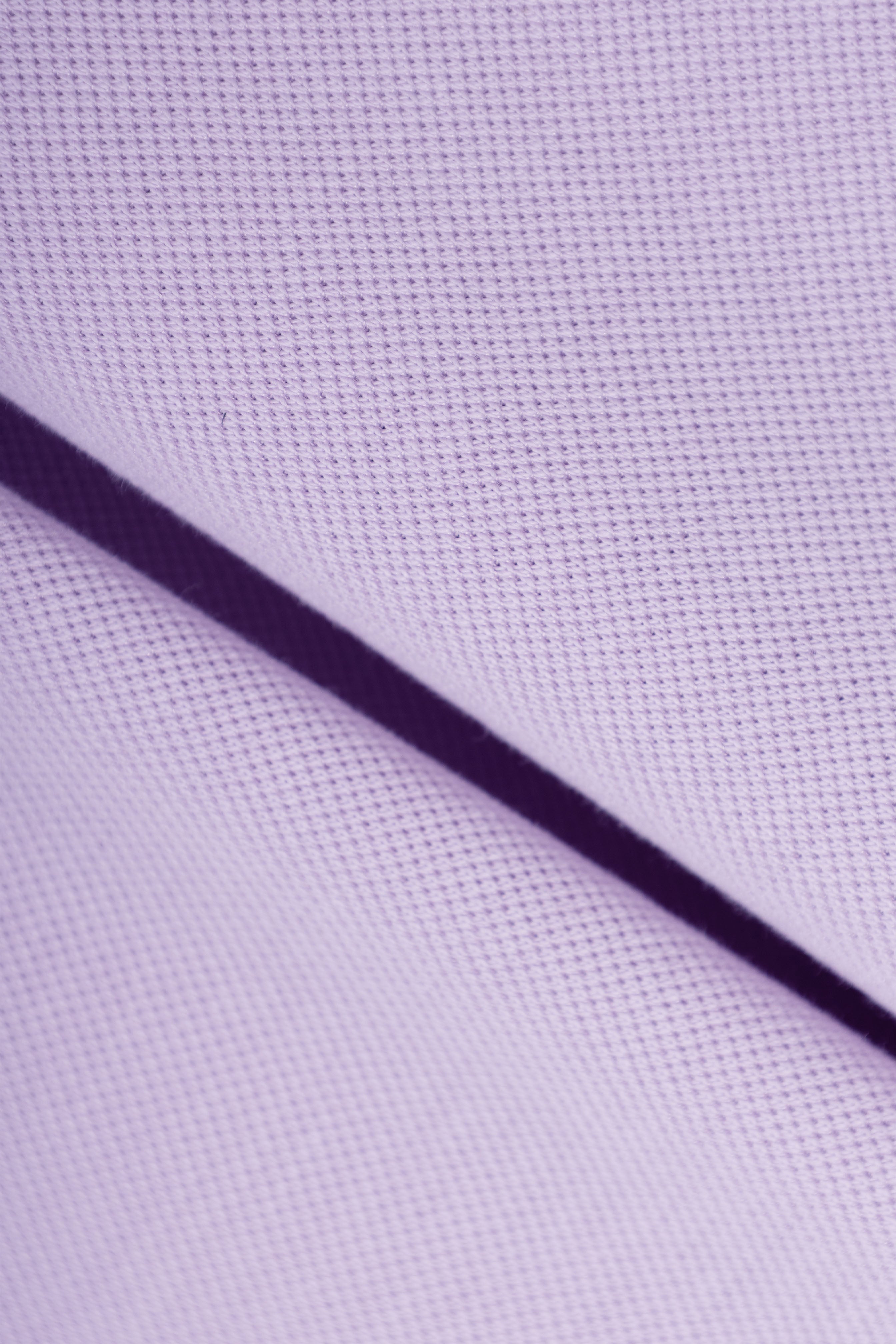 Mauve Pique V neck Polo