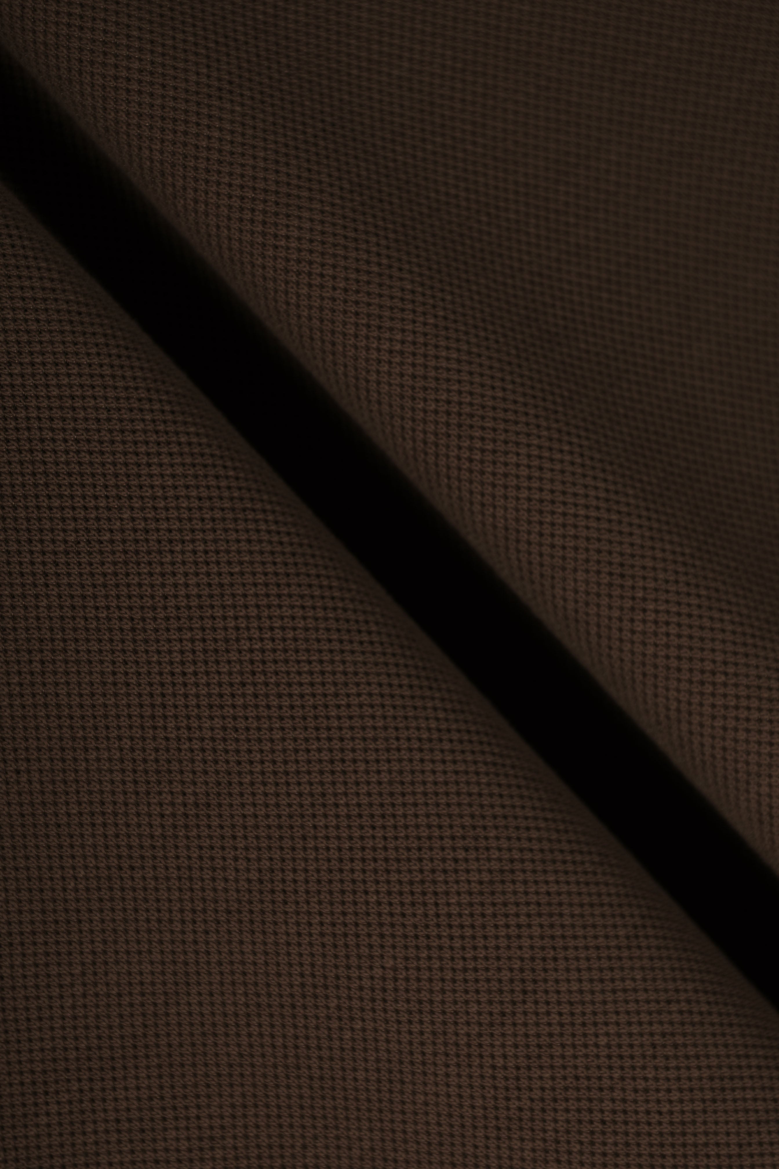 Dark Brown Pique Polo T-Shirt