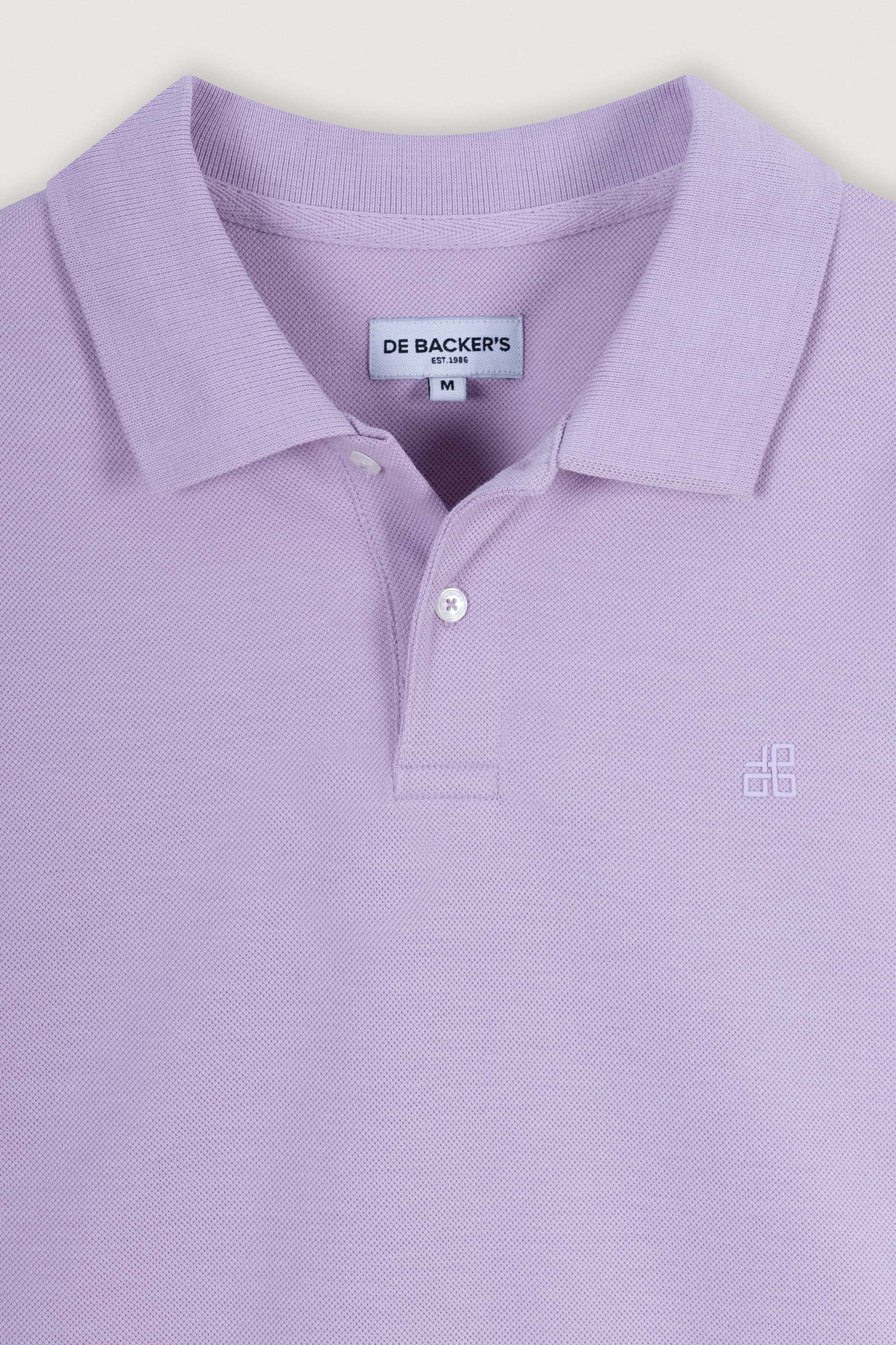 Purple Pique Polo T-Shirt
