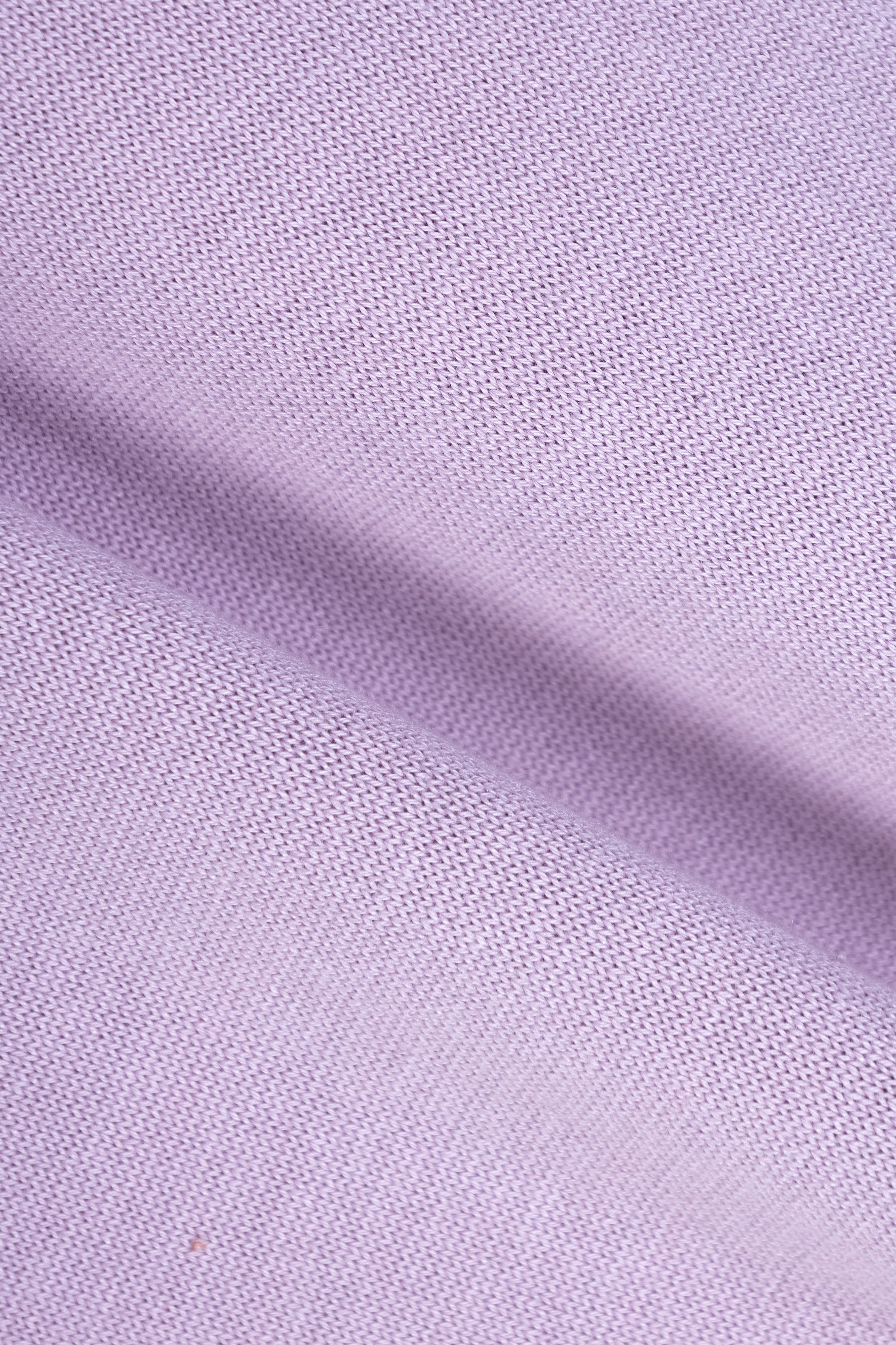 Mauve knitted round neck t-shirt