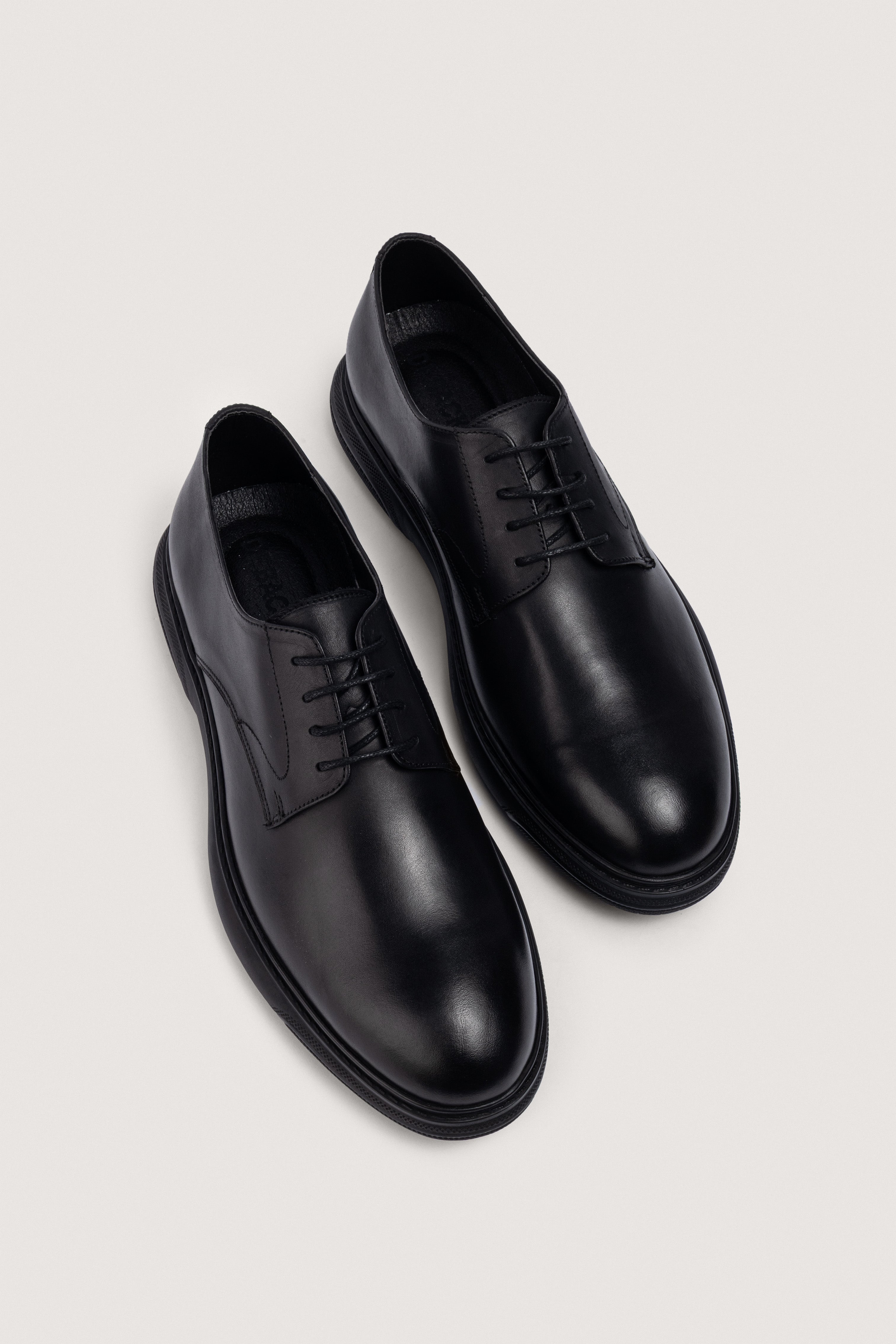 Black Classic Leather Shoes