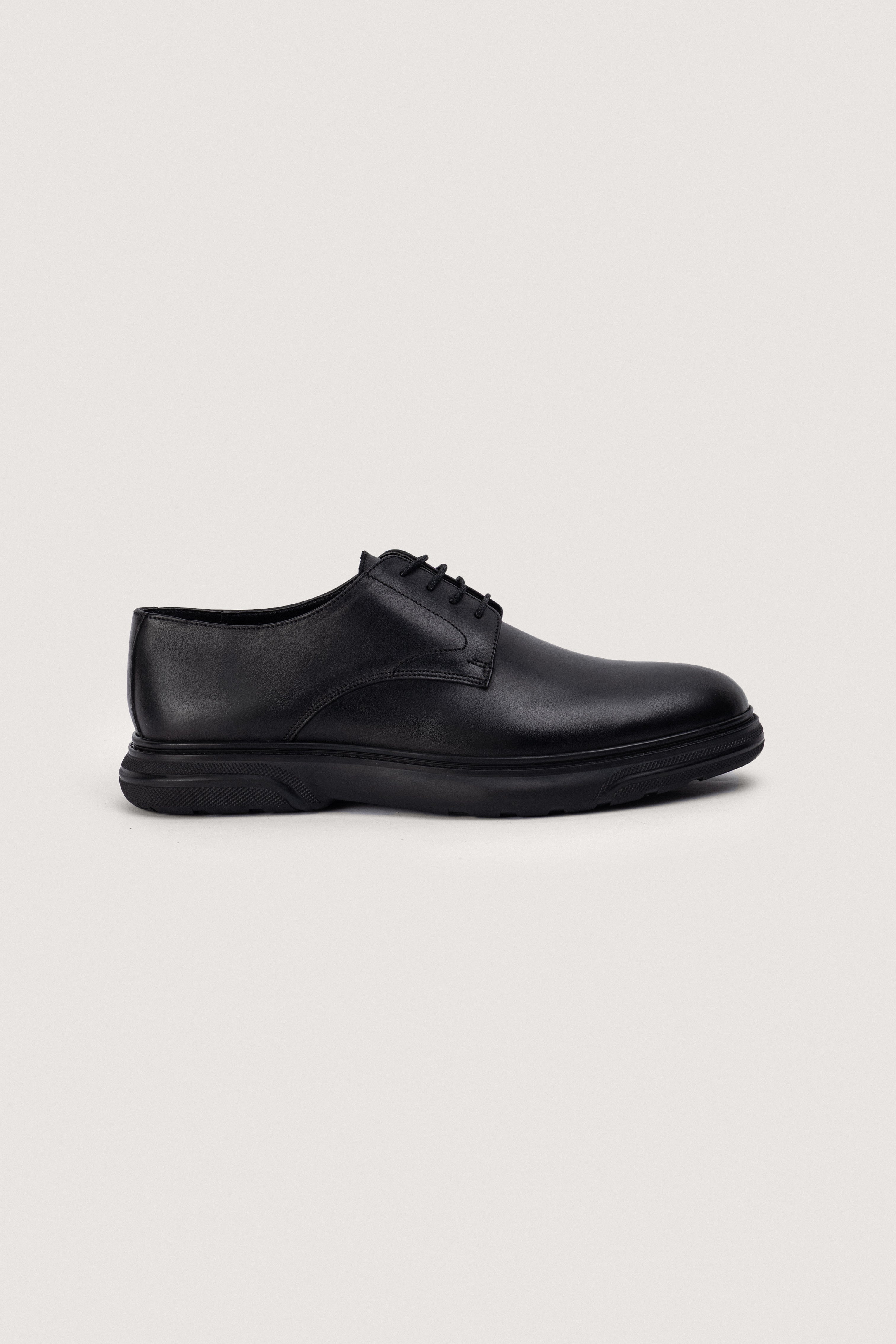 Black Classic Leather Shoes