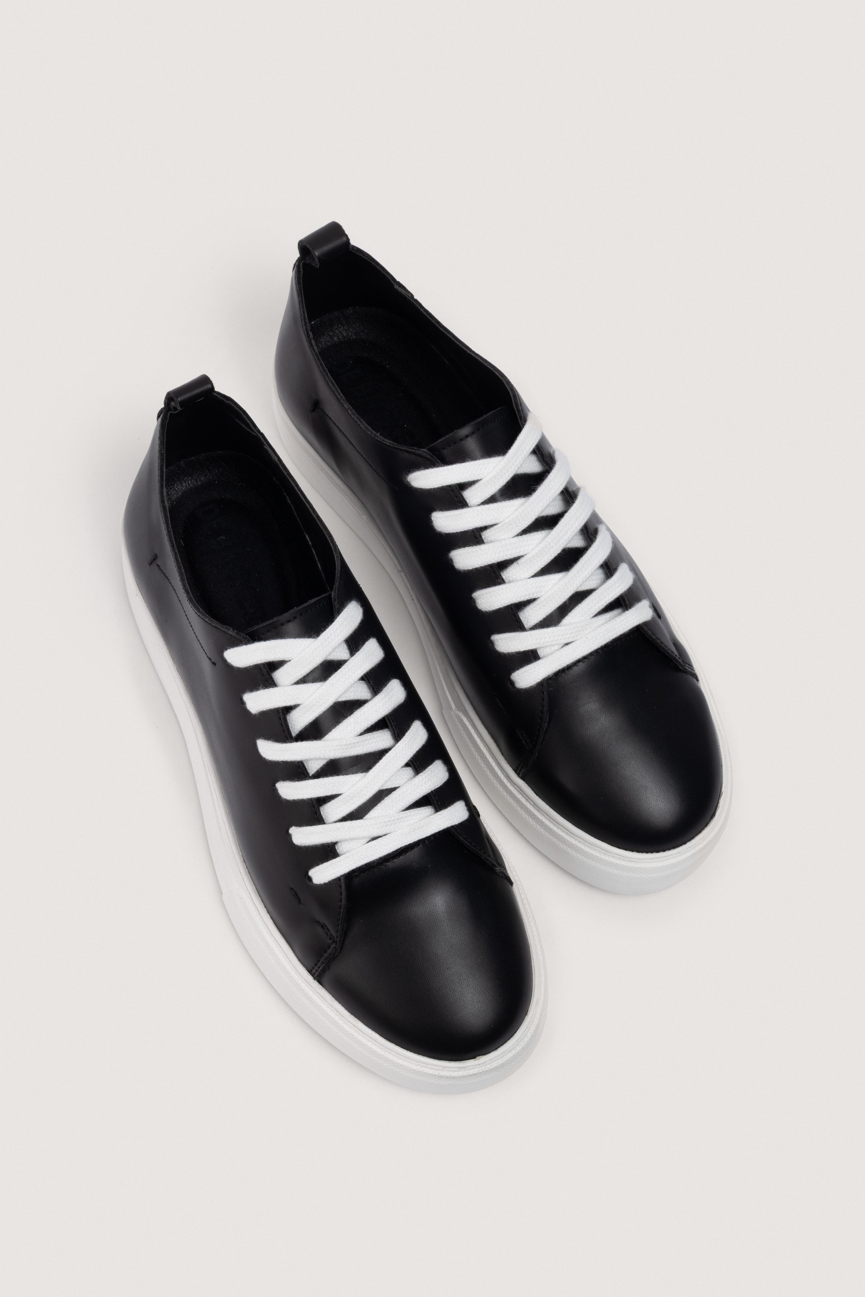 Black Leather sneakers
