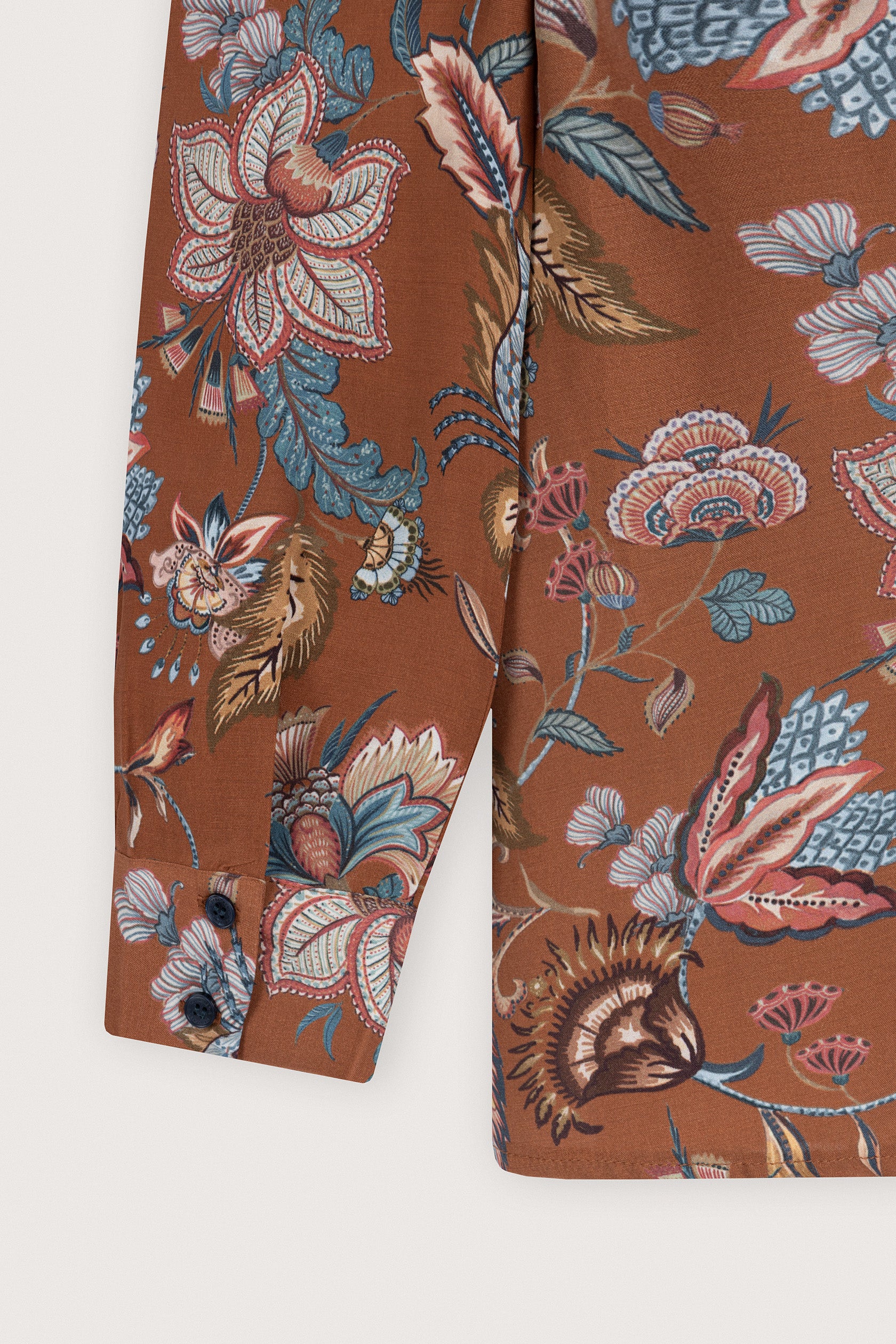 Giraffe Brown Floral Women's Shirt
