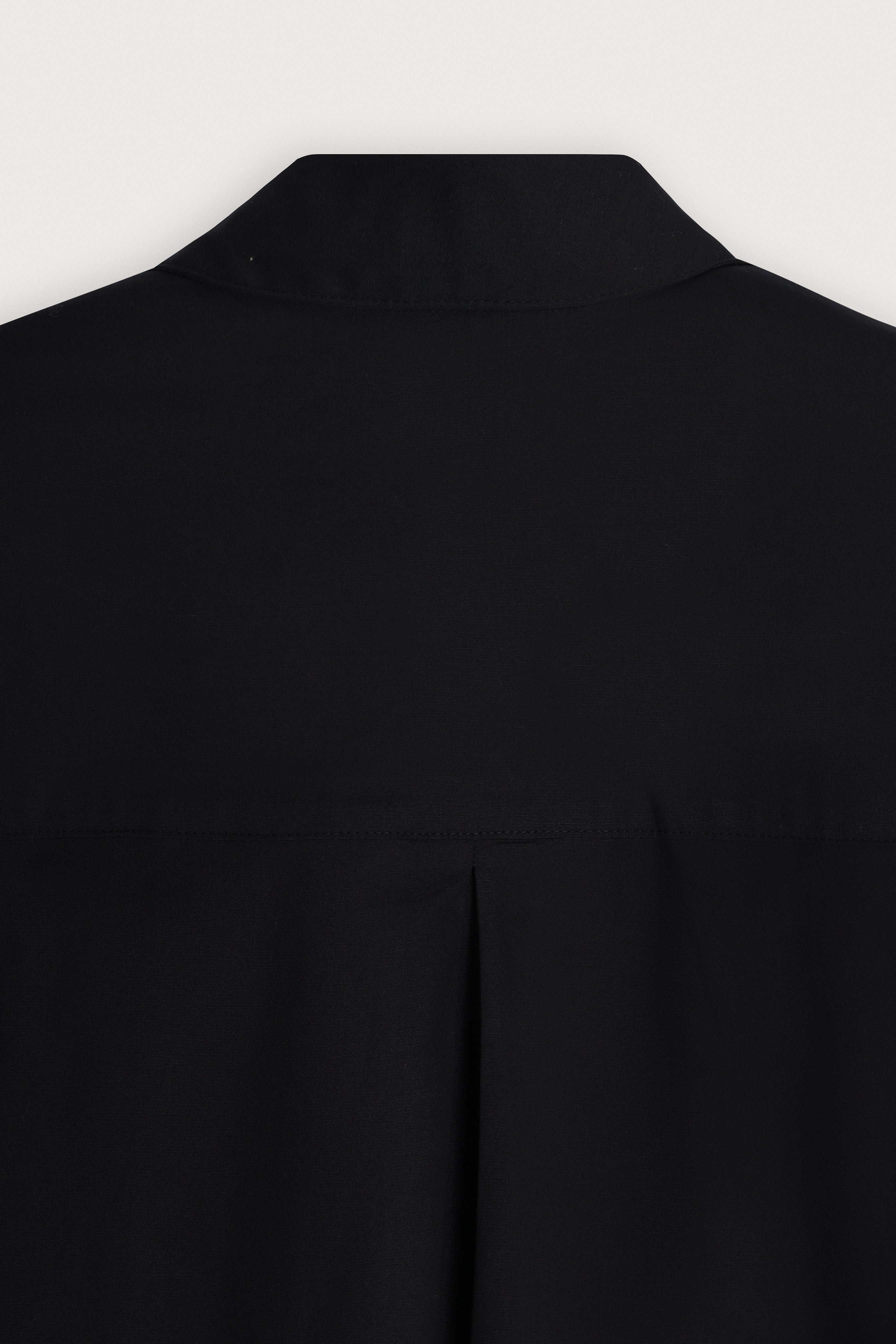 Black Embroidered Casual Women's Shirt