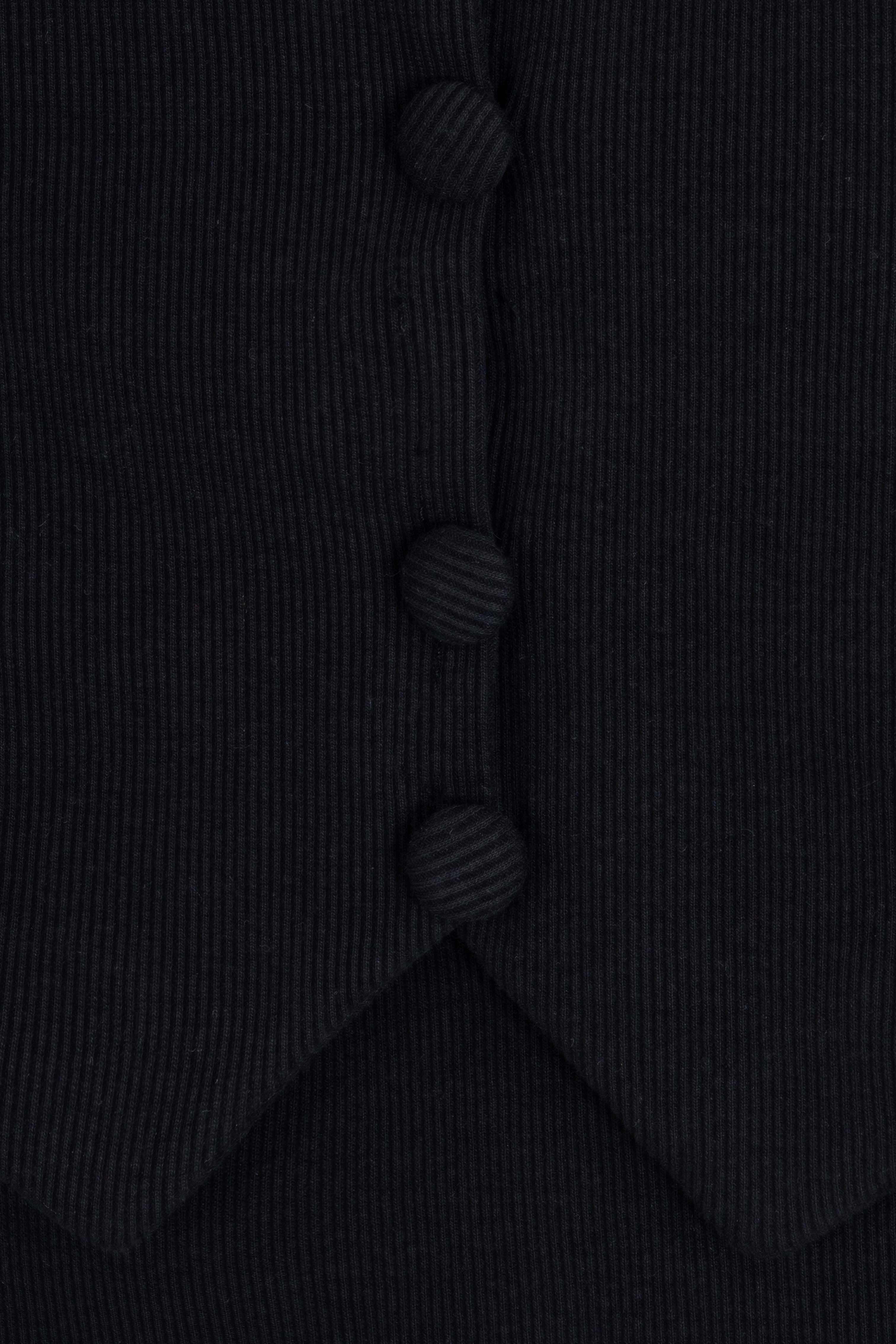 Ribbed Dress with a Vest