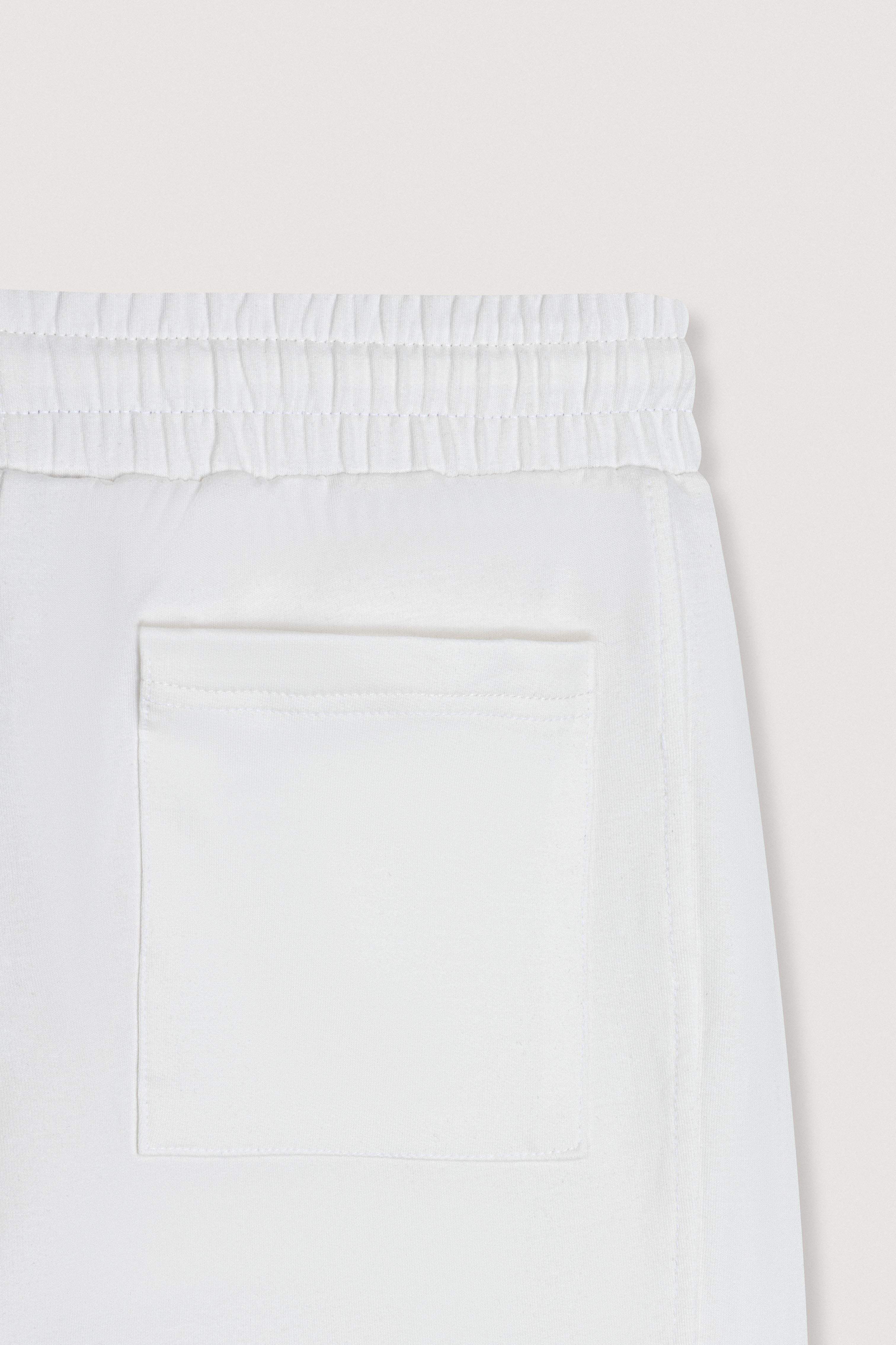 White Utility Jogger Pants