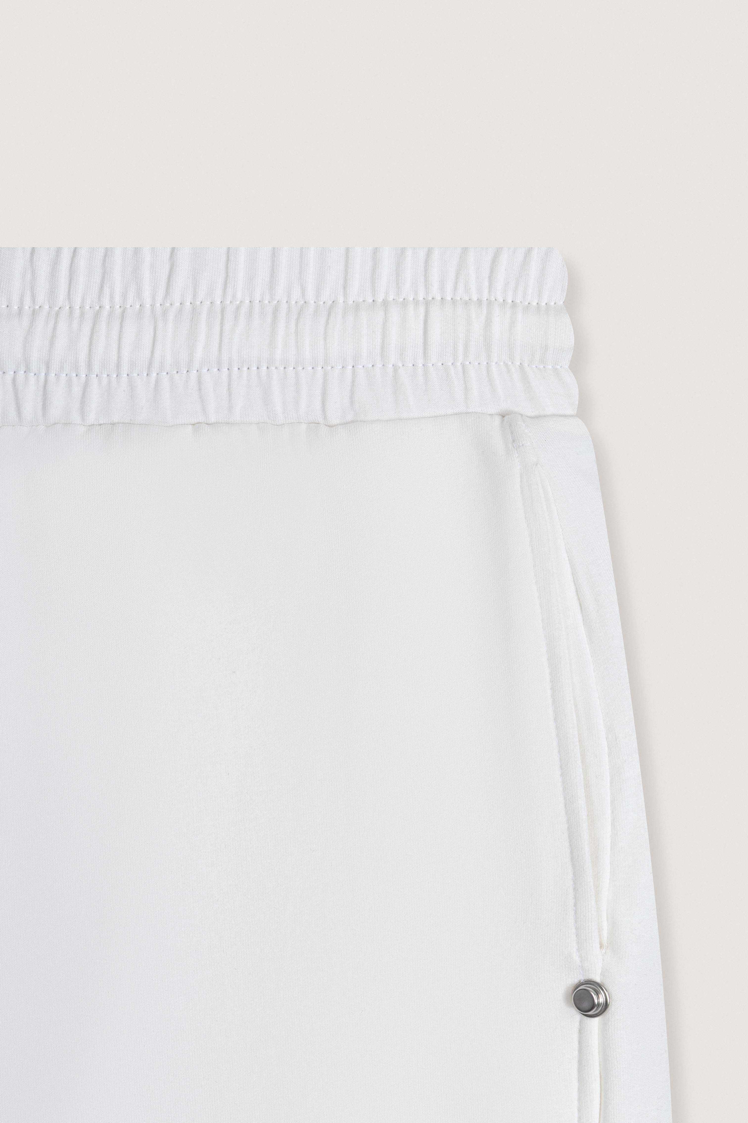 White Utility Jogger Pants