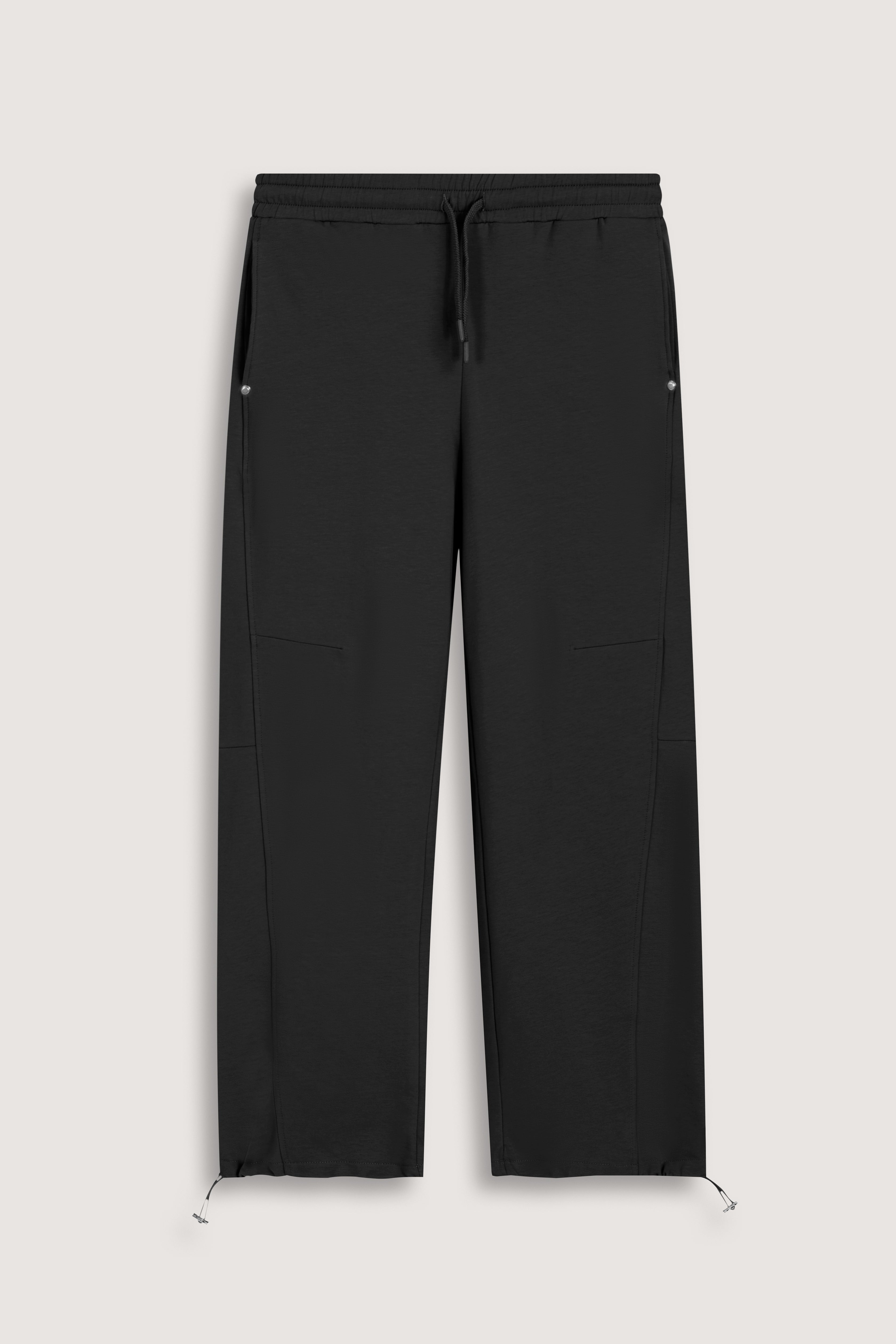 Black Utility Jogger Pants