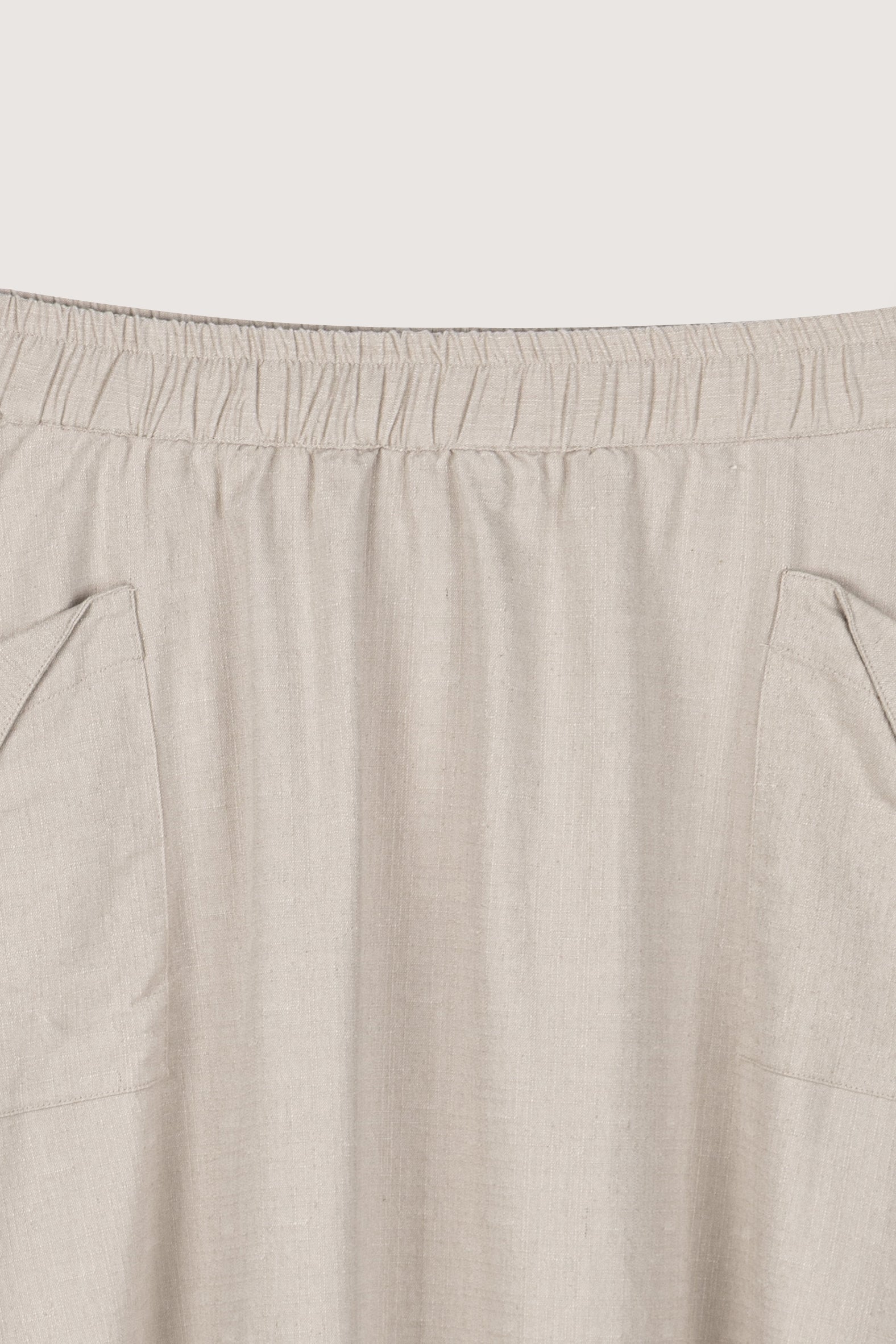 Beige Casual Midi Skirt - De Backers - 3