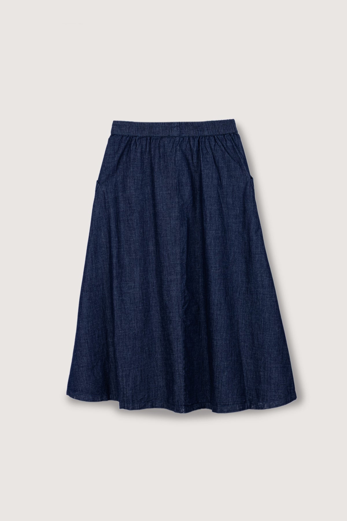 Dark Navy Casual Midi Skirt - De Backers - 4