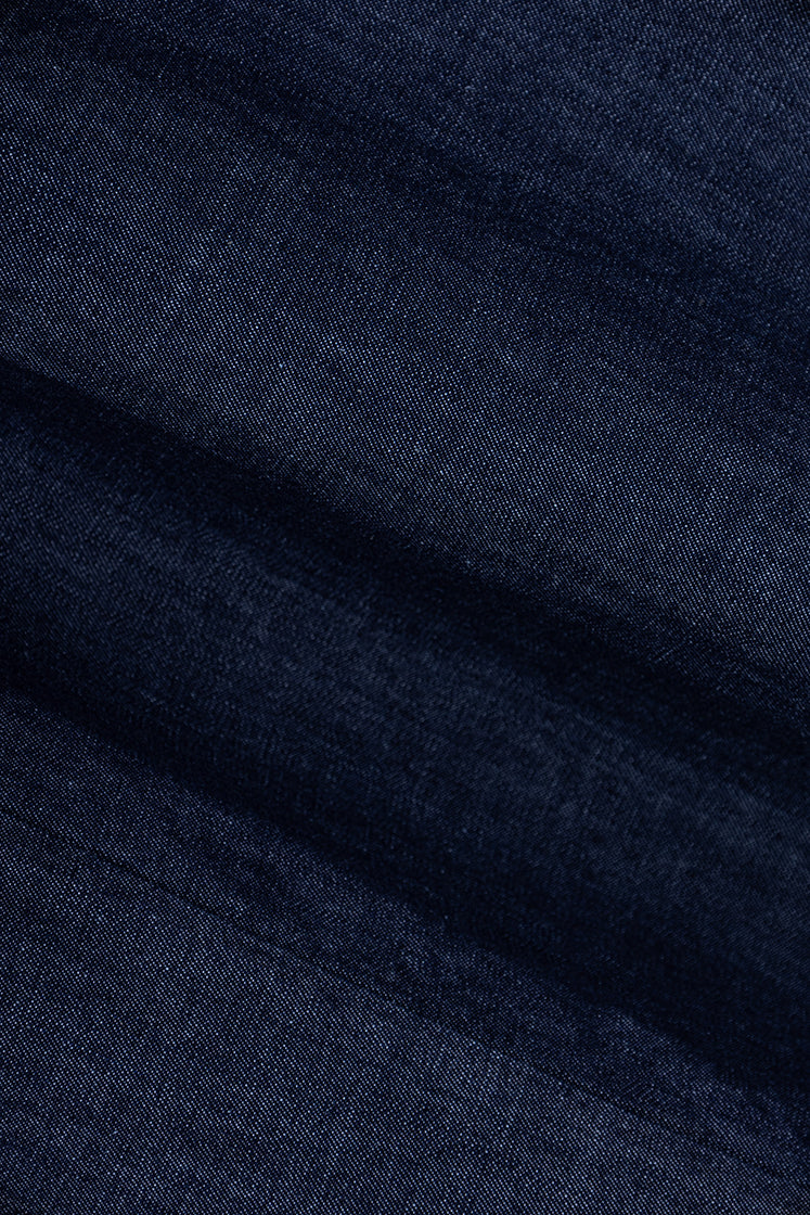 Dark Navy Casual Midi Skirt - De Backers - 5