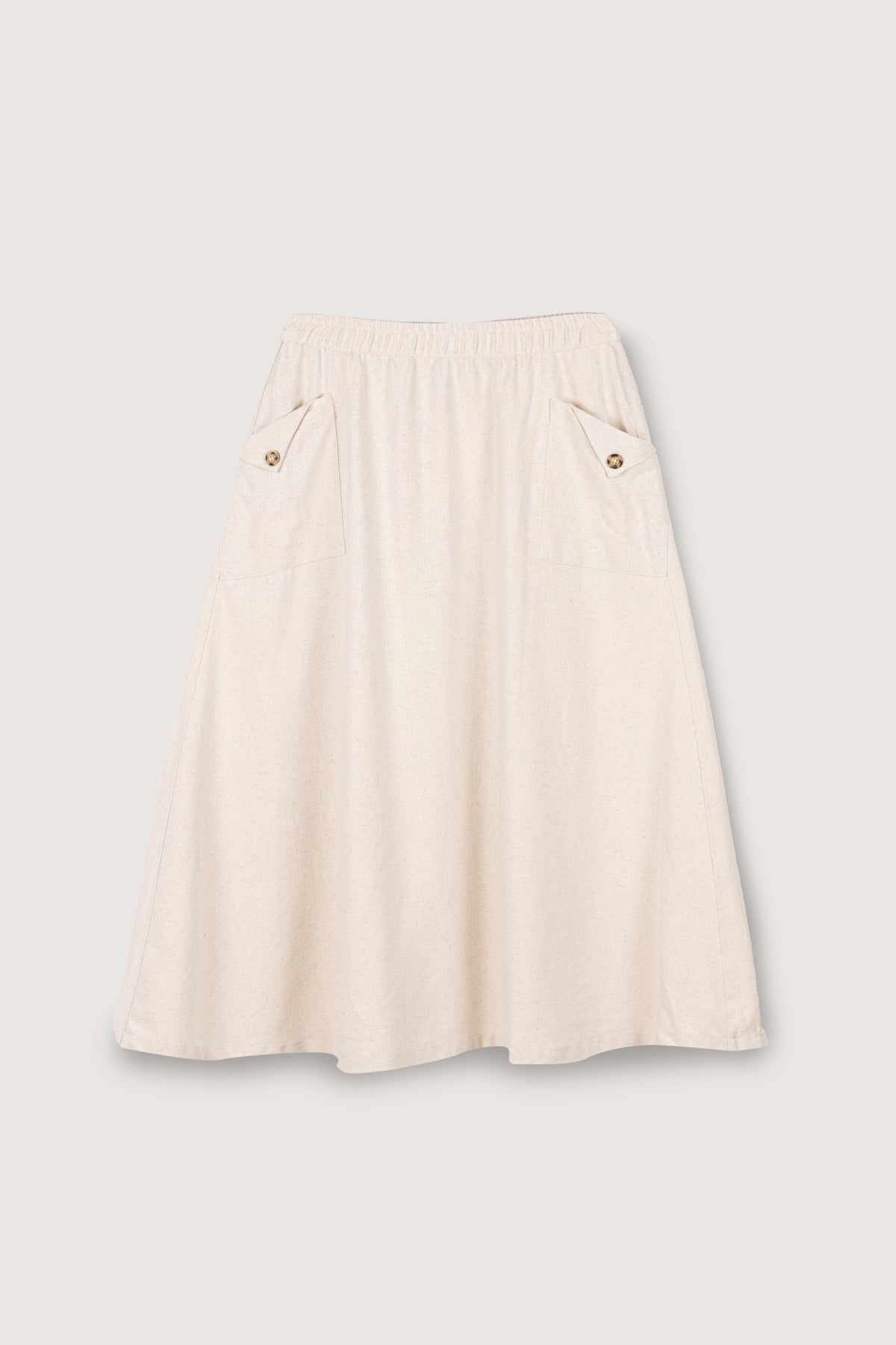 Cream Casual Midi Skirt - De Backers - 1