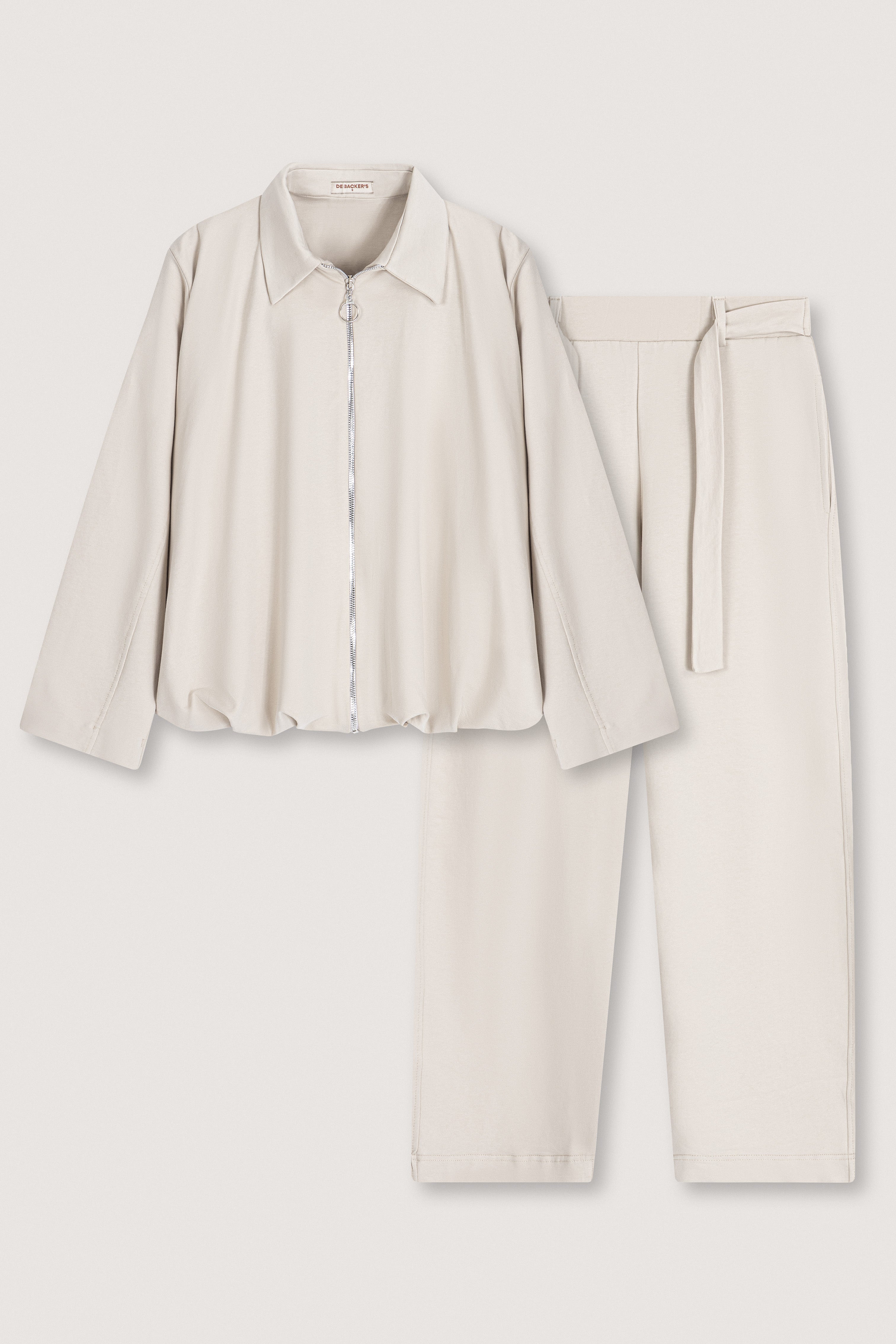 Beige Casual Women's Set
