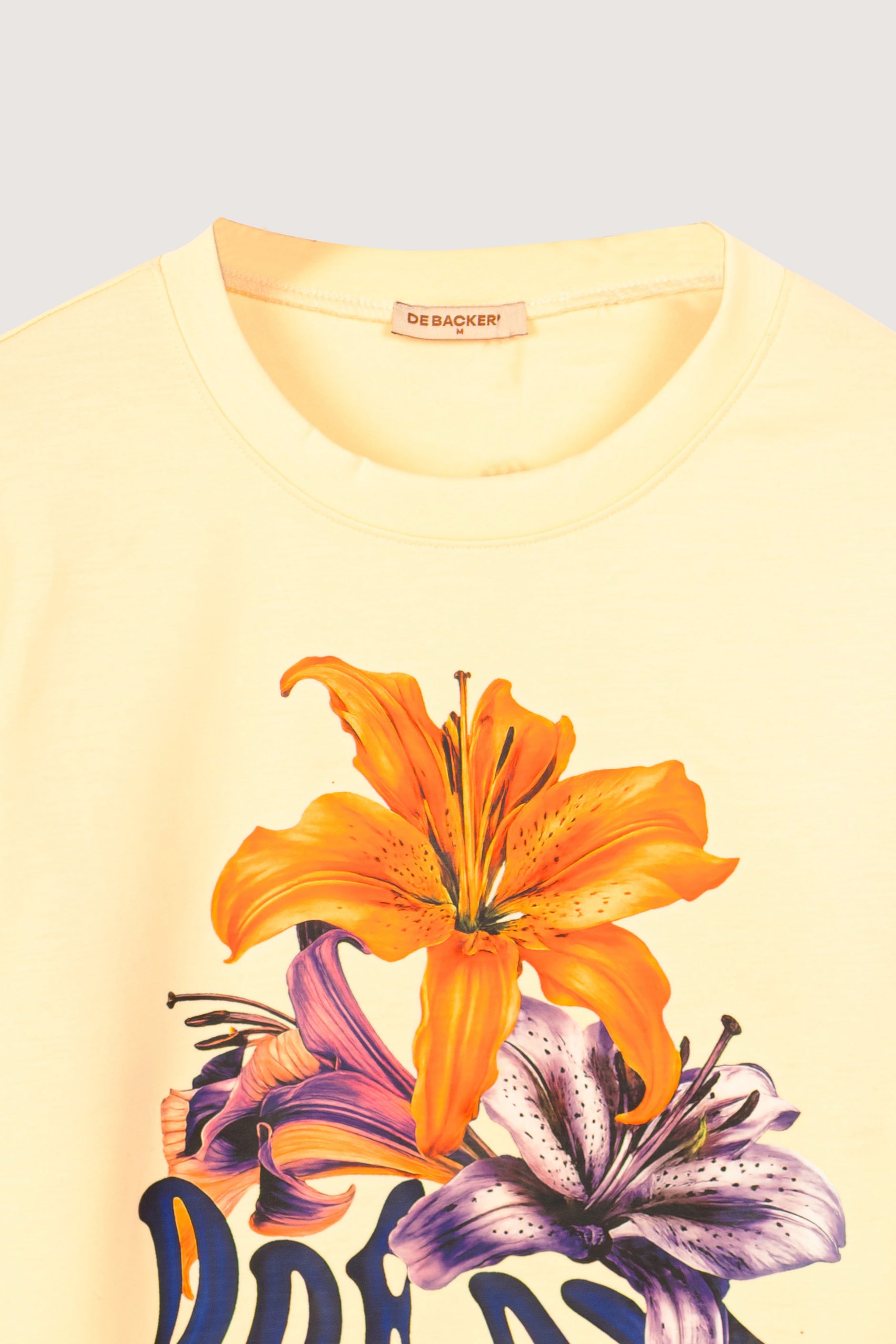 Yellow Long Back T-shirt - De Backers - 2