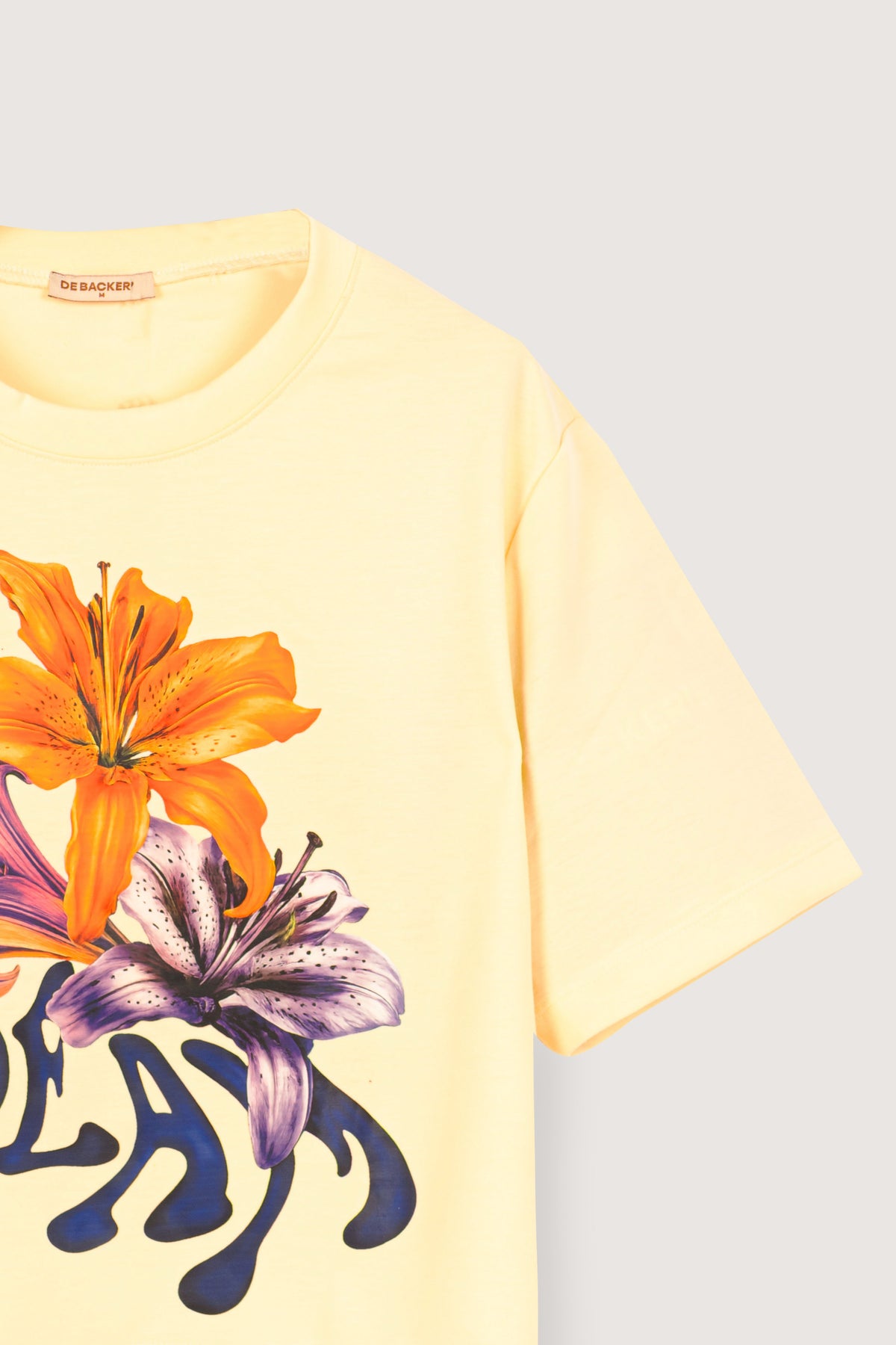 Yellow Long Back T-shirt - De Backers - 3