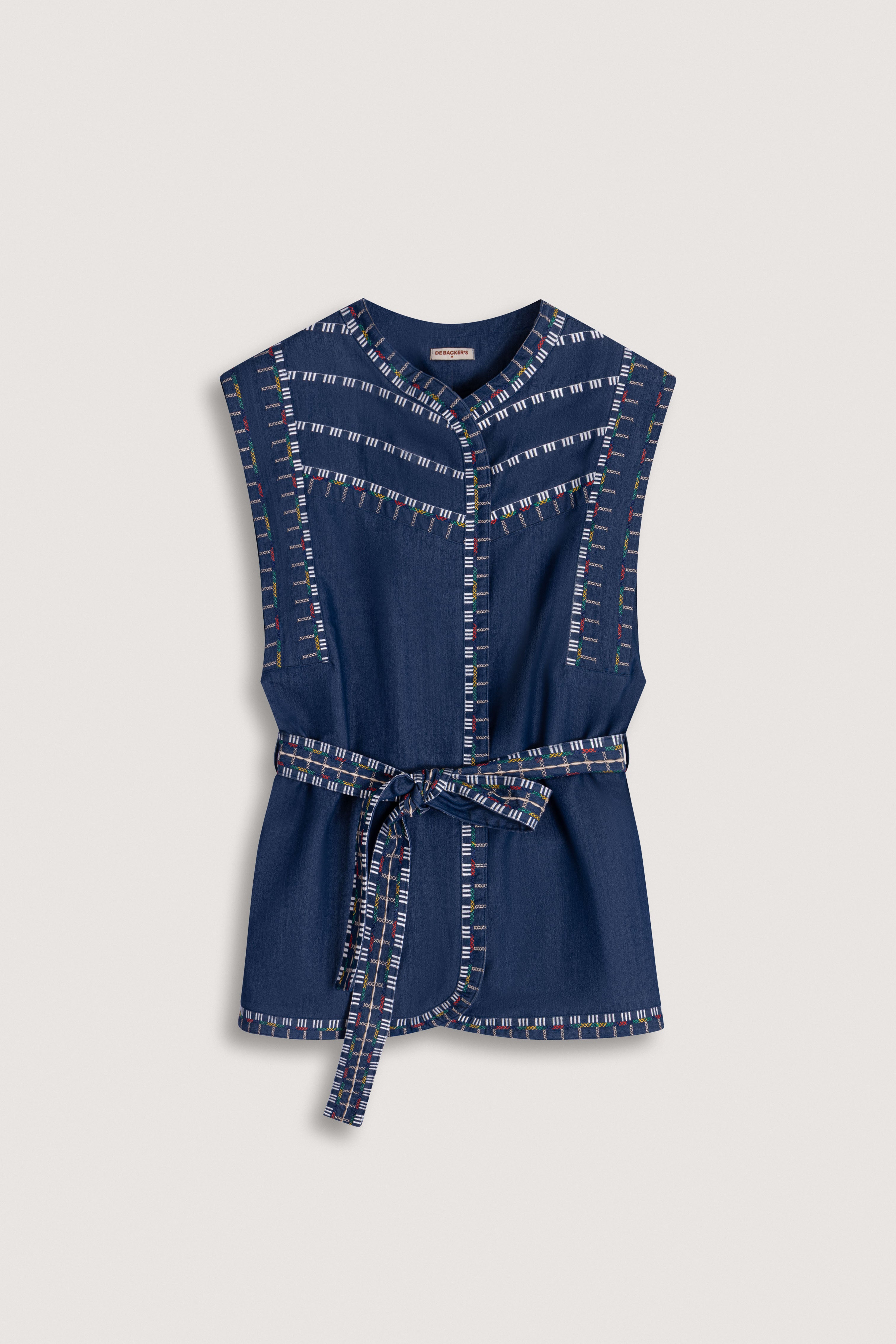 Dark Indigo Sleeveless Vest