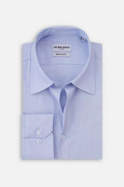 قميص كلاسيكي جاكار لبني