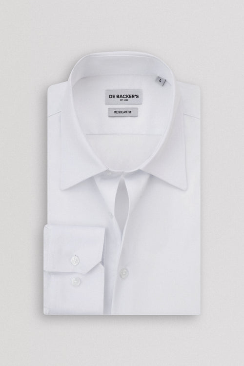 Jacquard White Classic Shirt