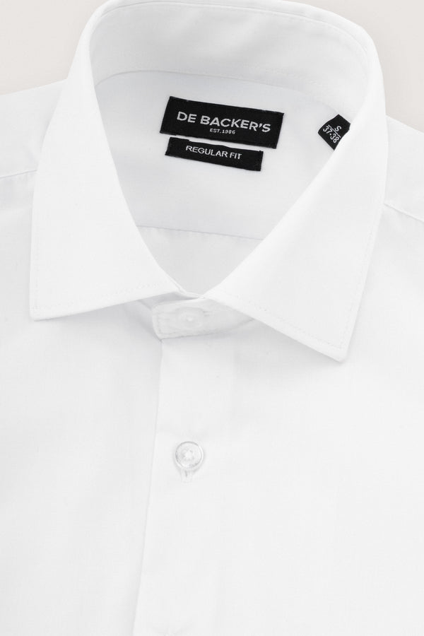 White Dacron Basic Classic Shirt