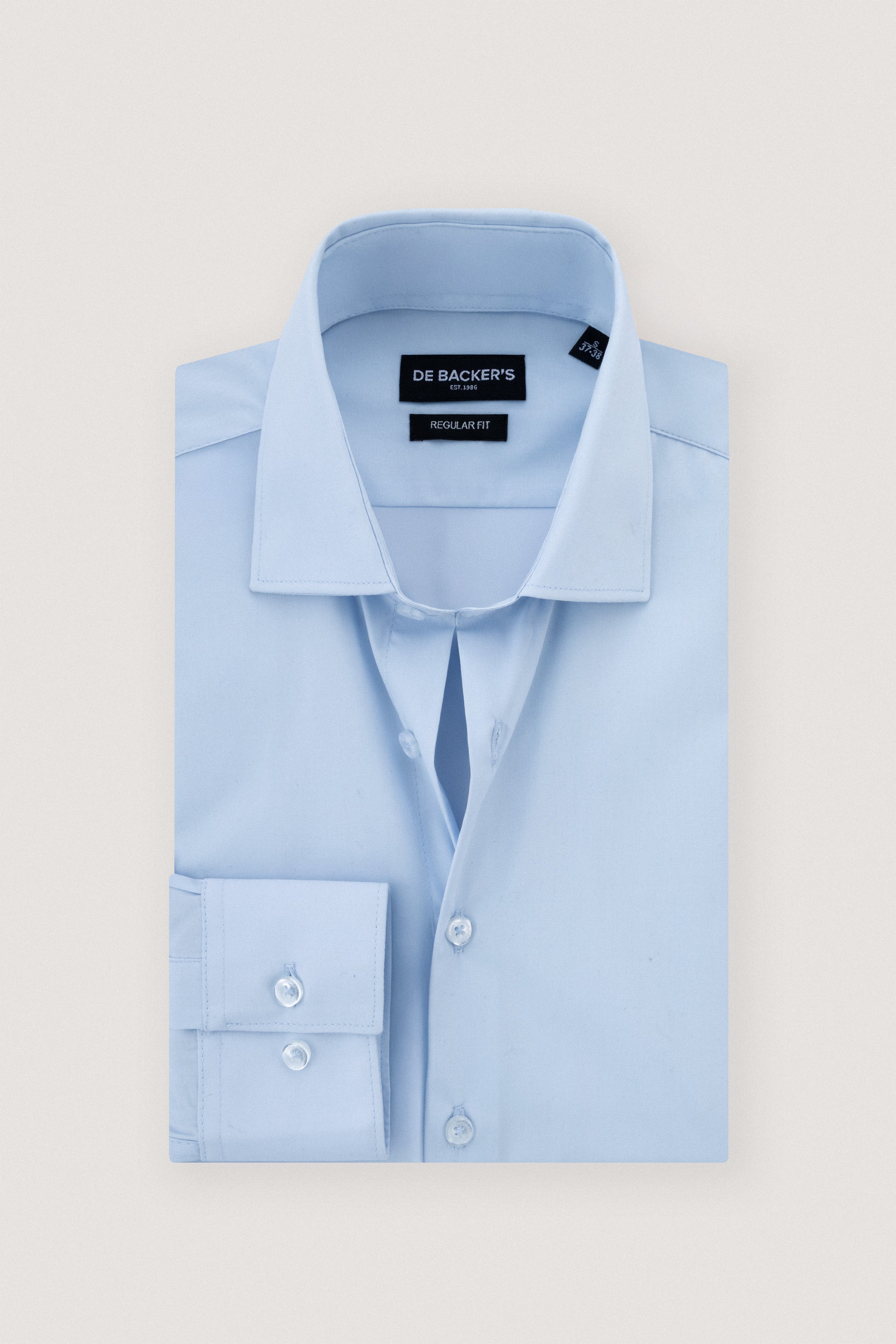 Light Bآlue Dacron Basic Classic Shirt (Copy)