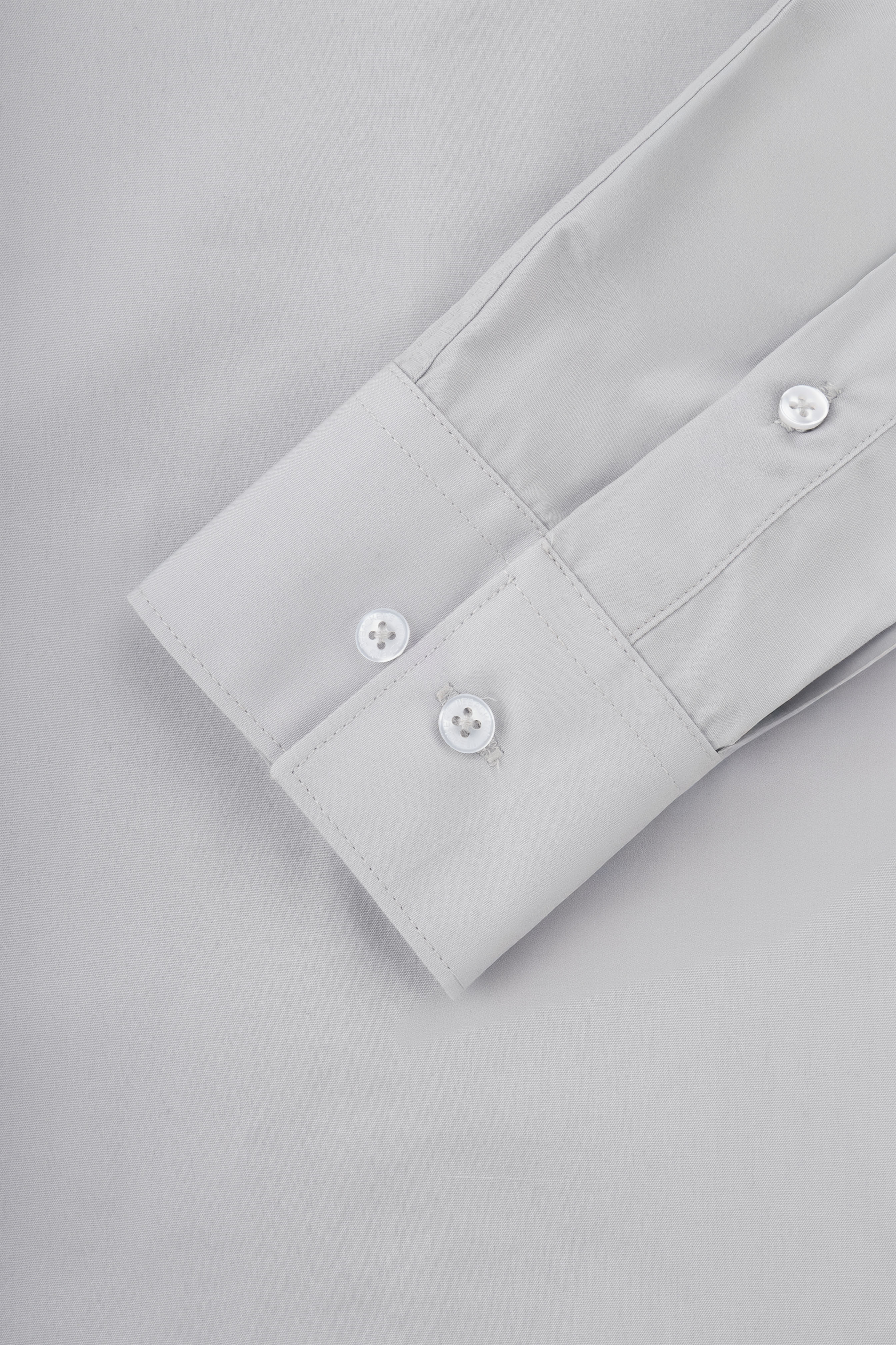 Light Gray Dacron Basic Classic Shirt
