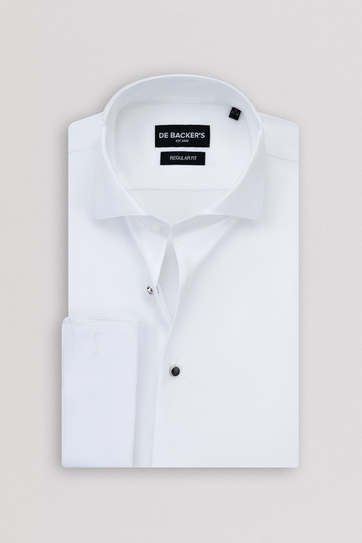 White Bamboo Blend Wingtip Shirt