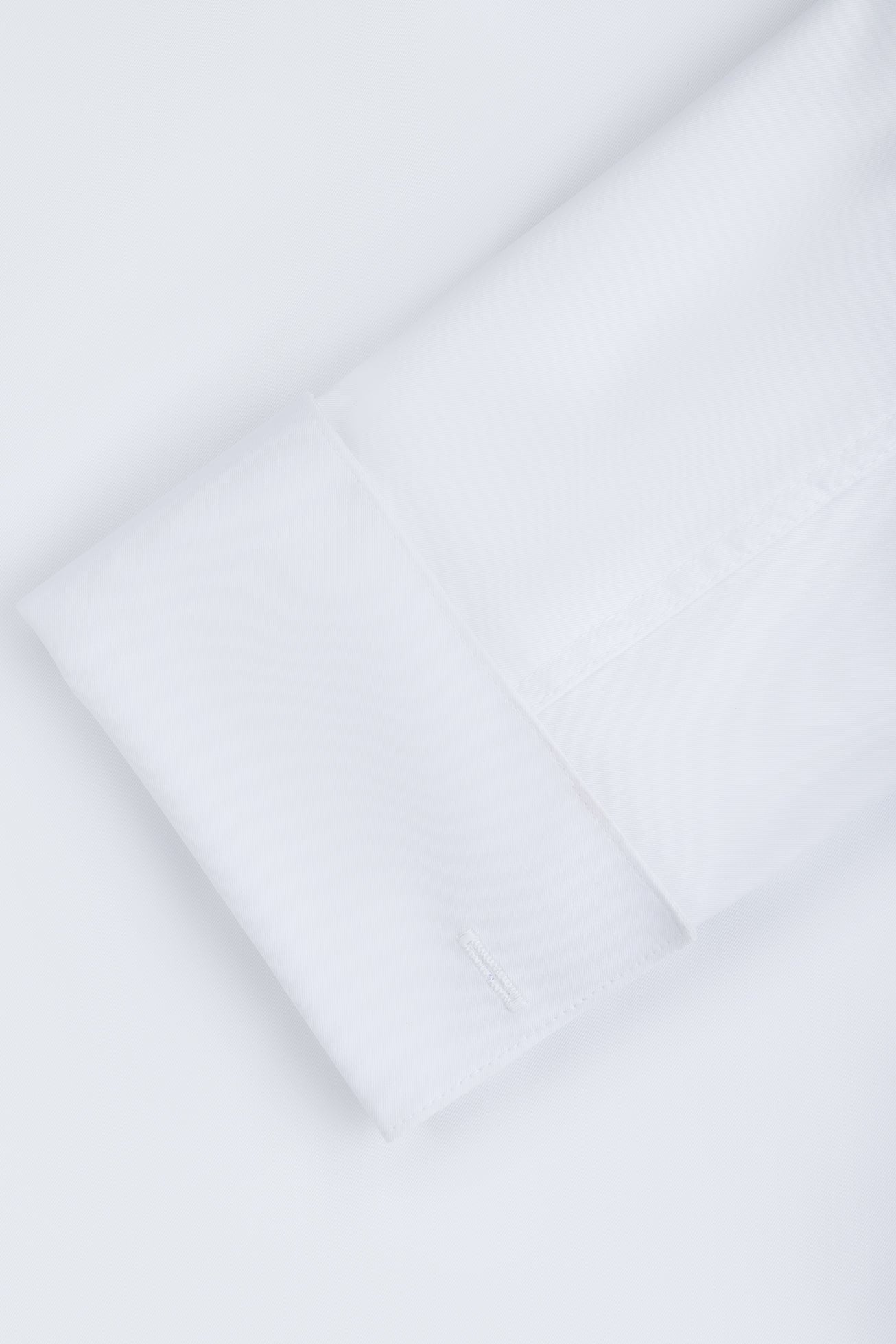 White Bamboo Blend Wingtip Shirt