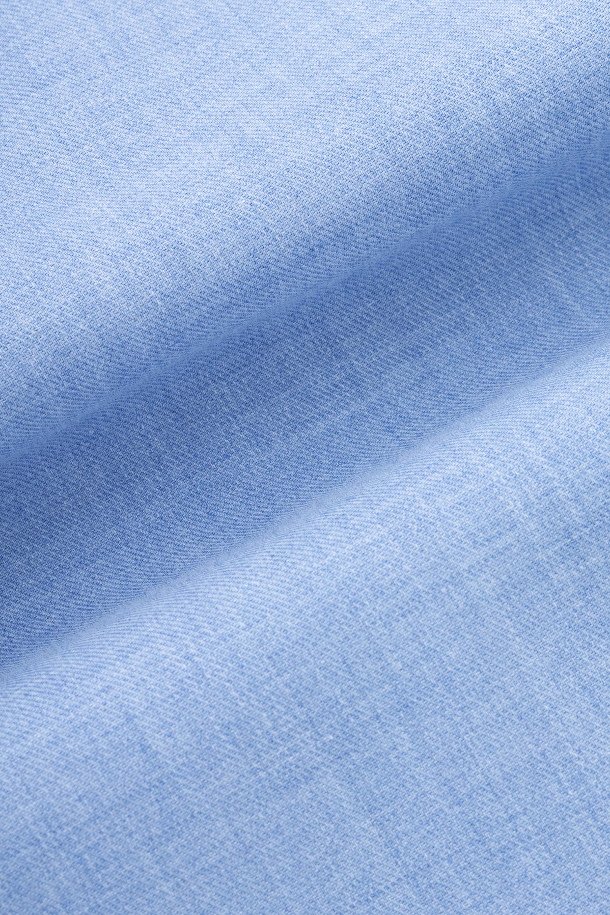 Light Blue Wool Feel Smart Casual Shirt