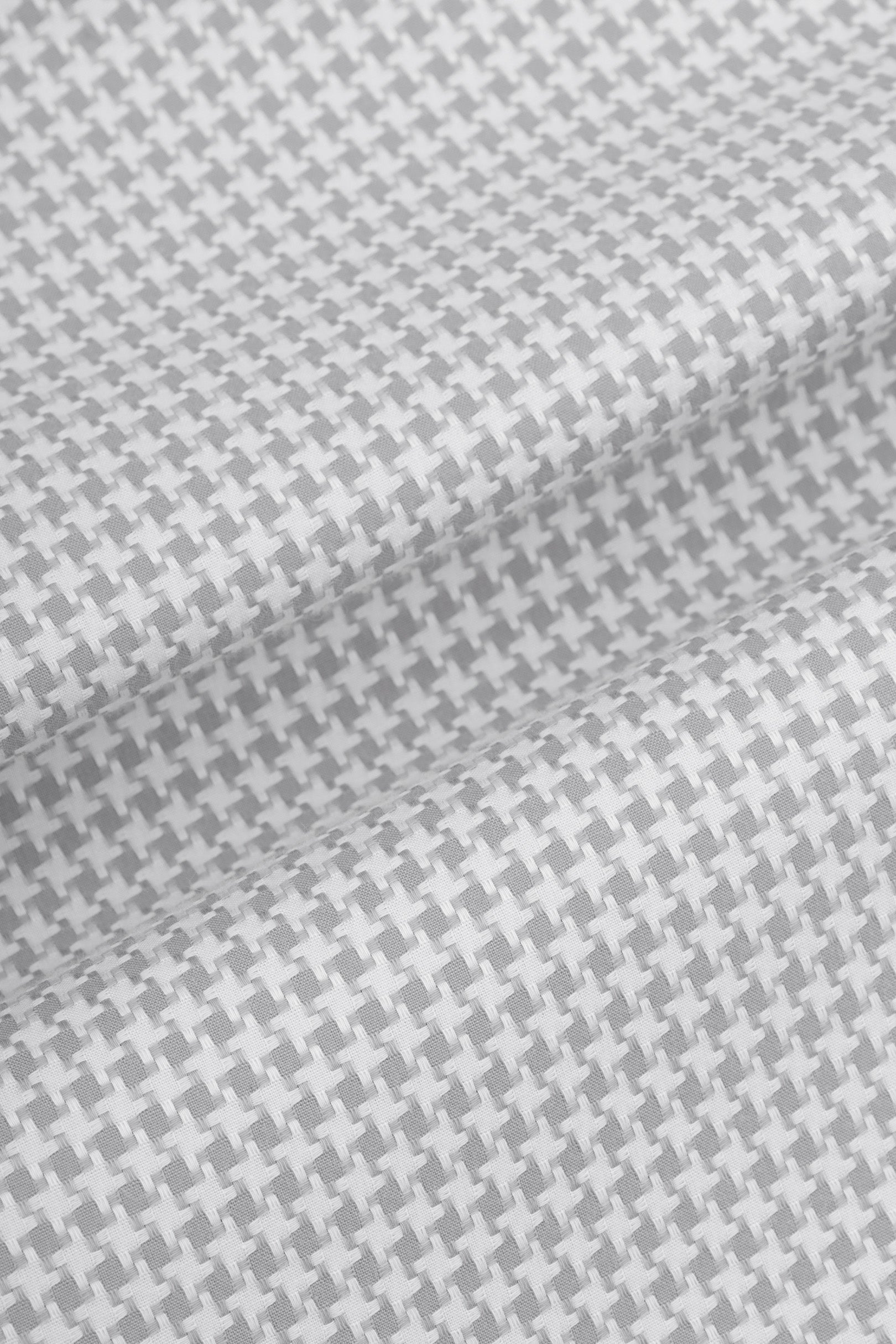 Gray Jacquard Patterned  Smart Casual Shirt