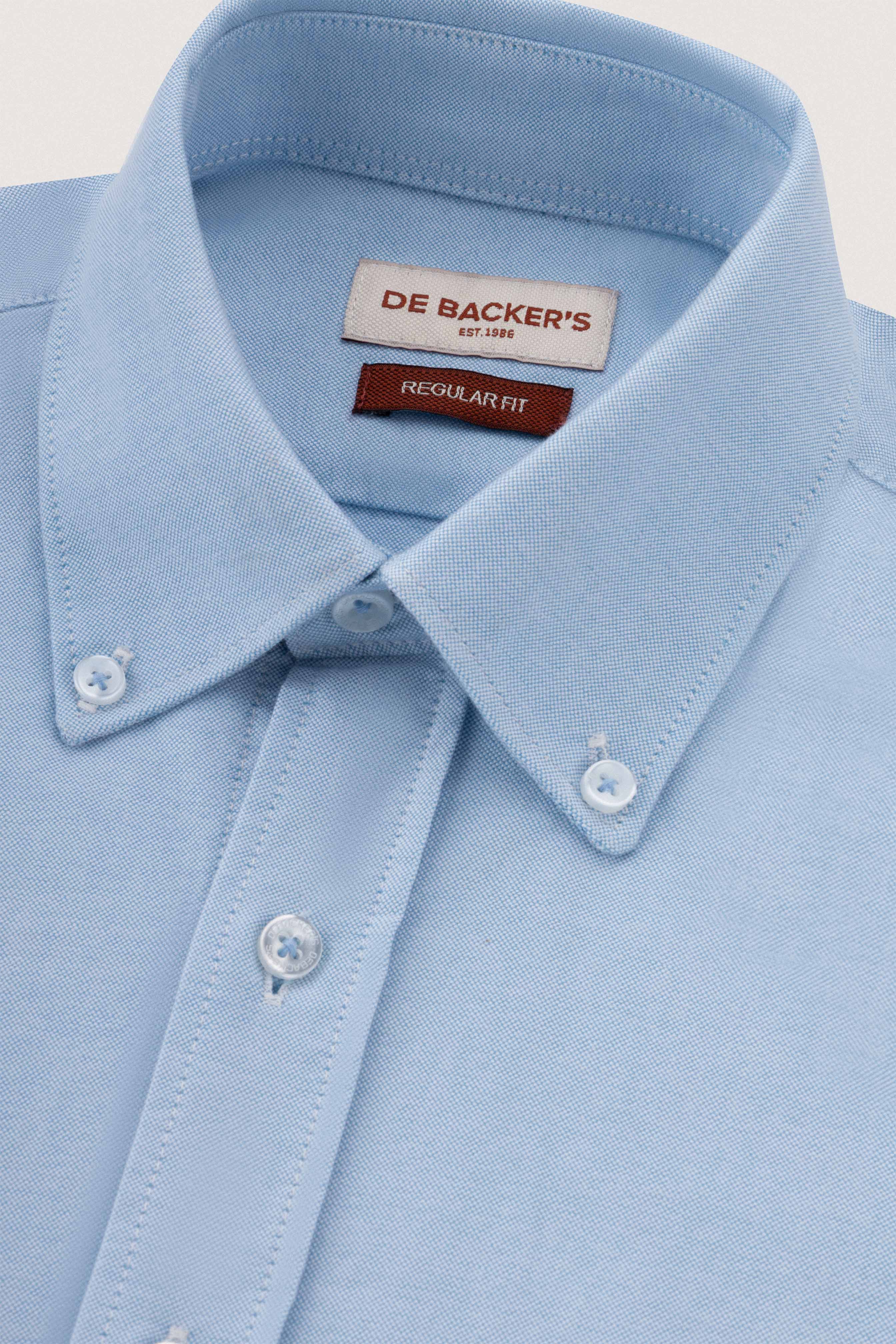 Light Blue Oxford Smart Casual Shirt
