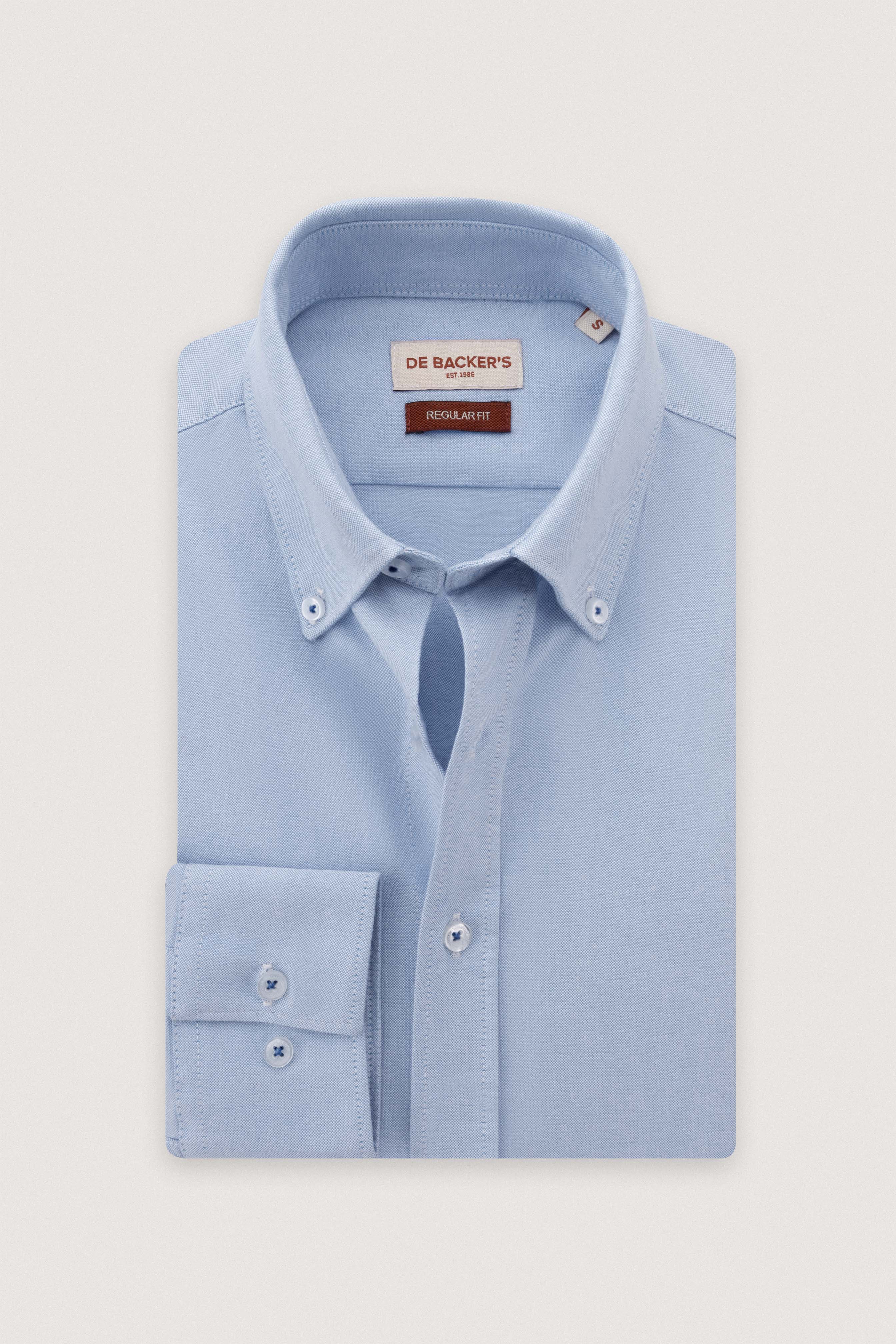 Light Blue Oxford Smart Casual Shirt
