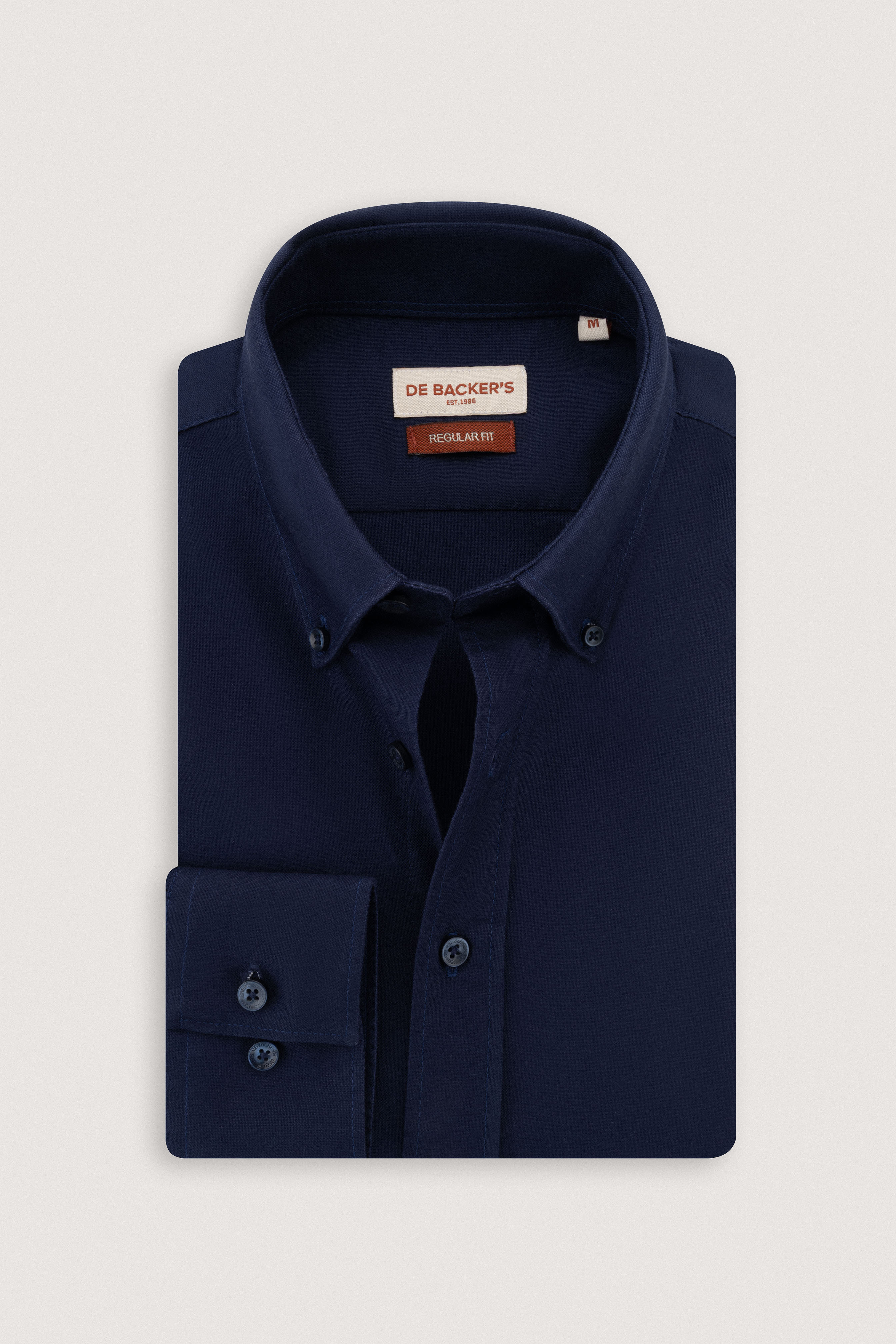 Navy Oxford Smart Casual Shirt