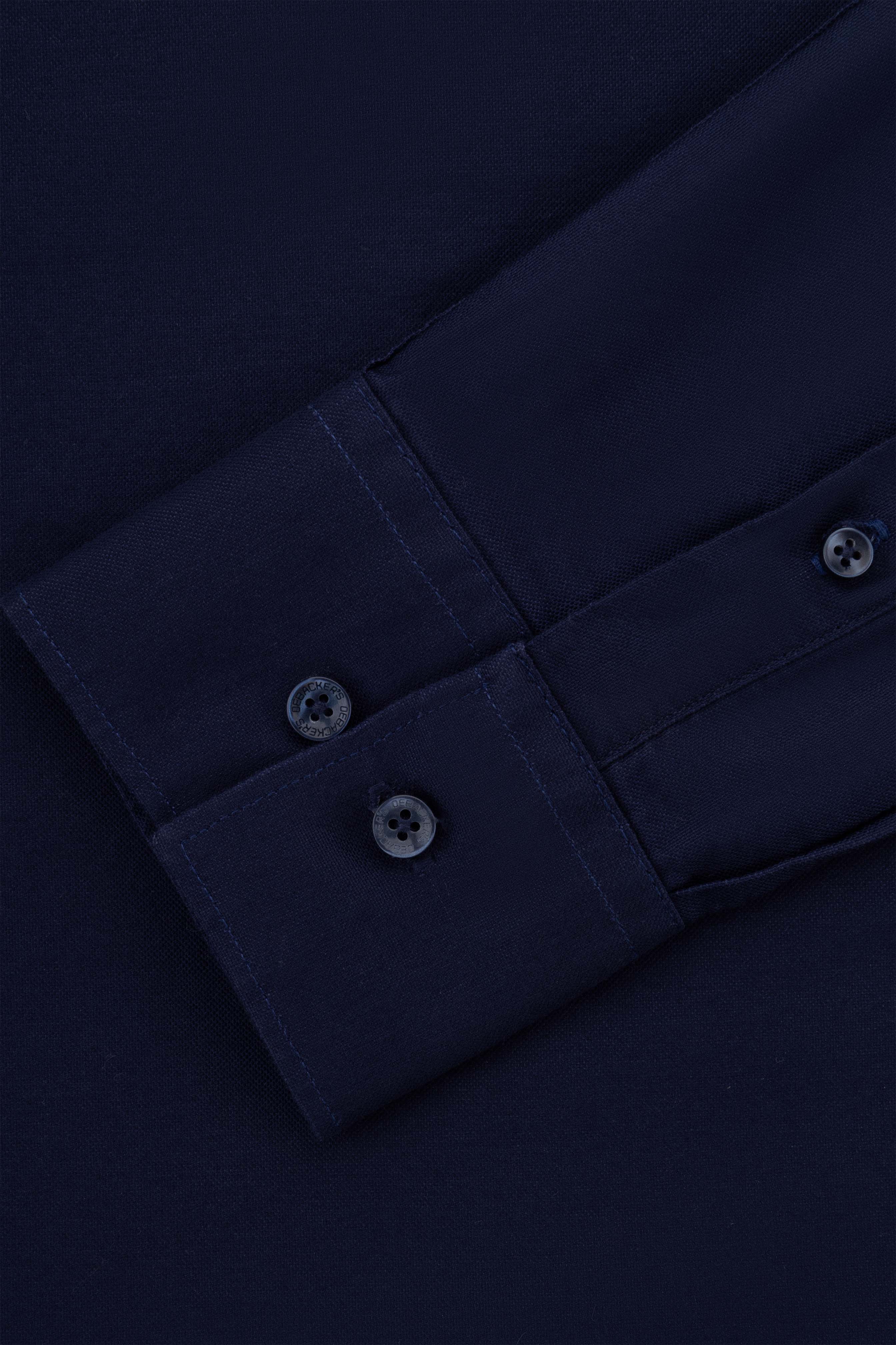 Navy Oxford Smart Casual Shirt