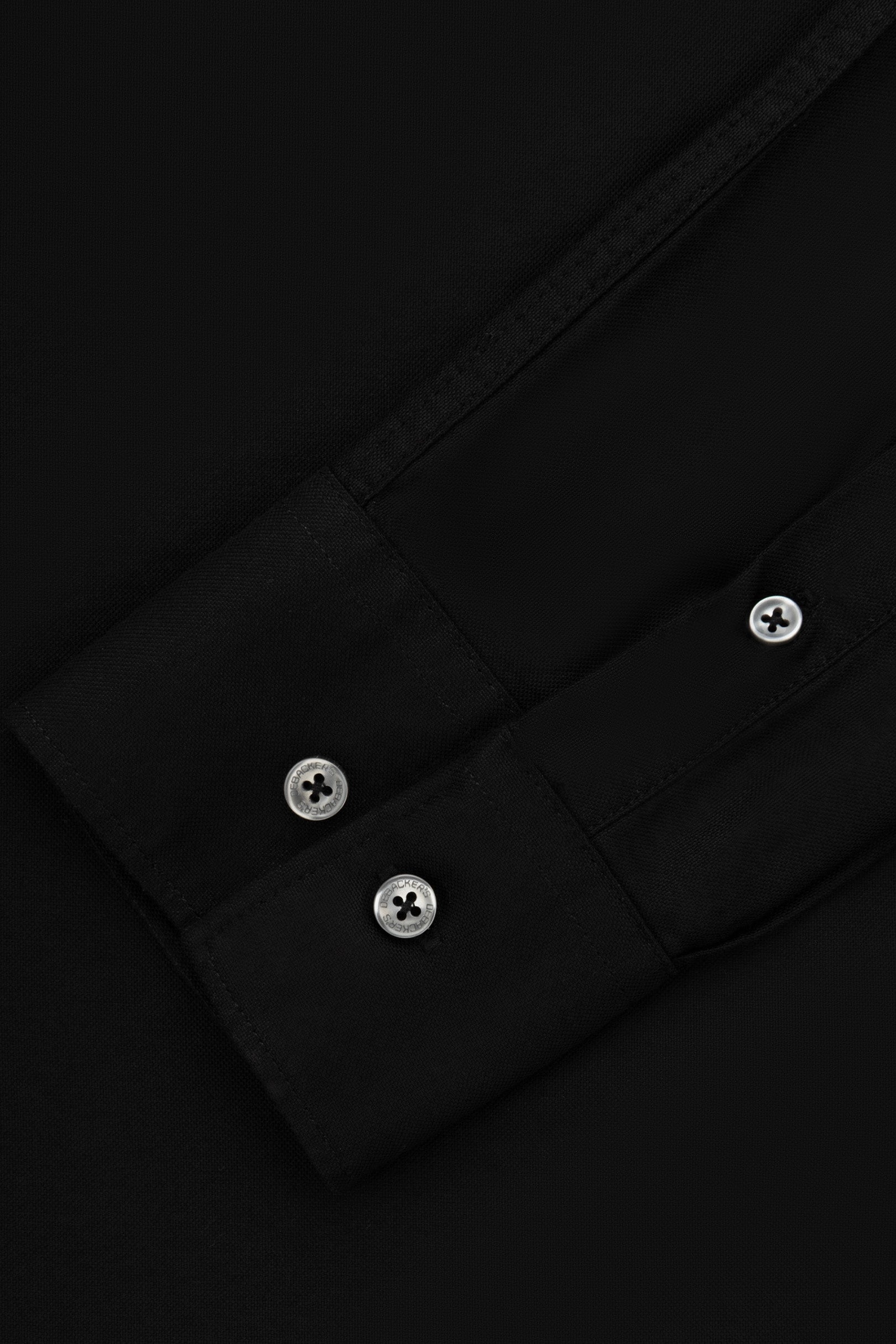 Black Oxford Smart Casual Shirt