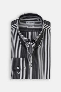 Striped Black Casual Shirt